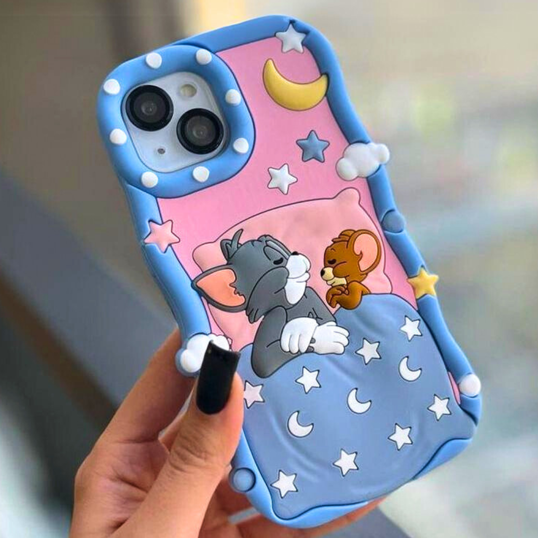 sleeping-tom-jerry-silicon-phone-cases-for-iphone
