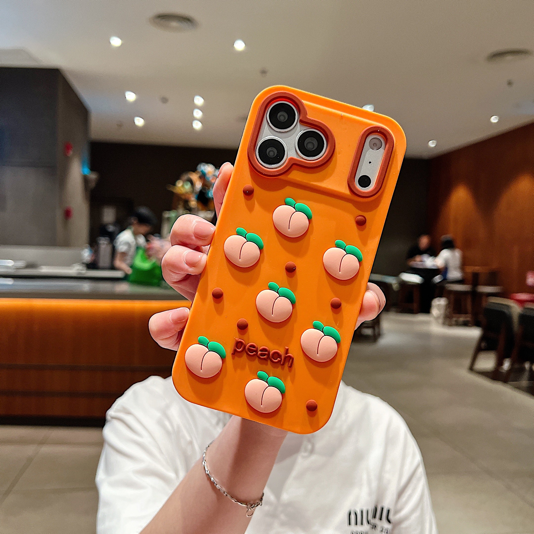 Juicy Peach Silicone Designer Cover