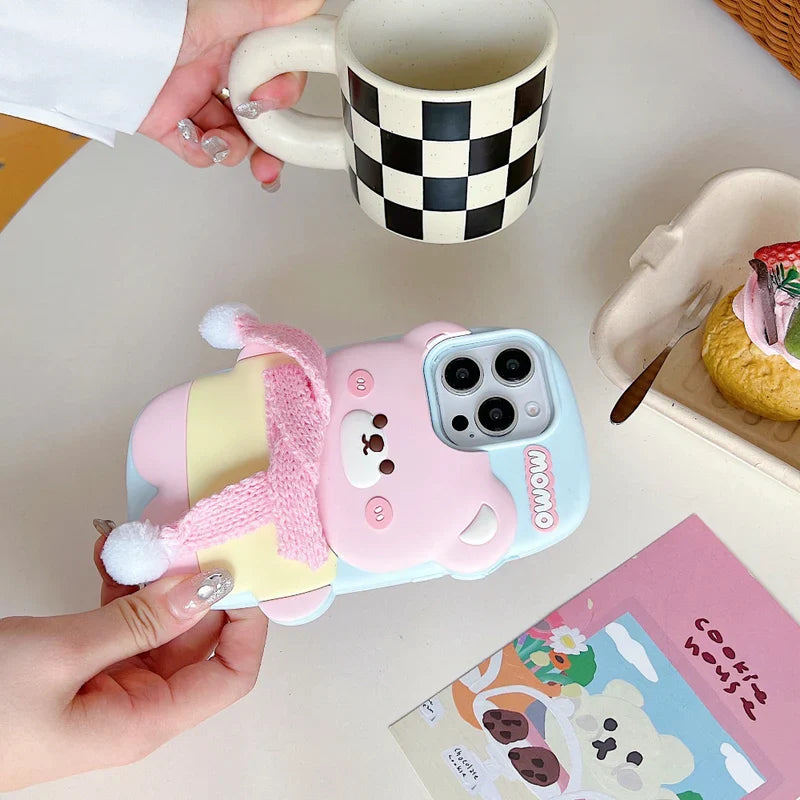 cute-bear-with-scarf-silicon-phone-case-for-iphone