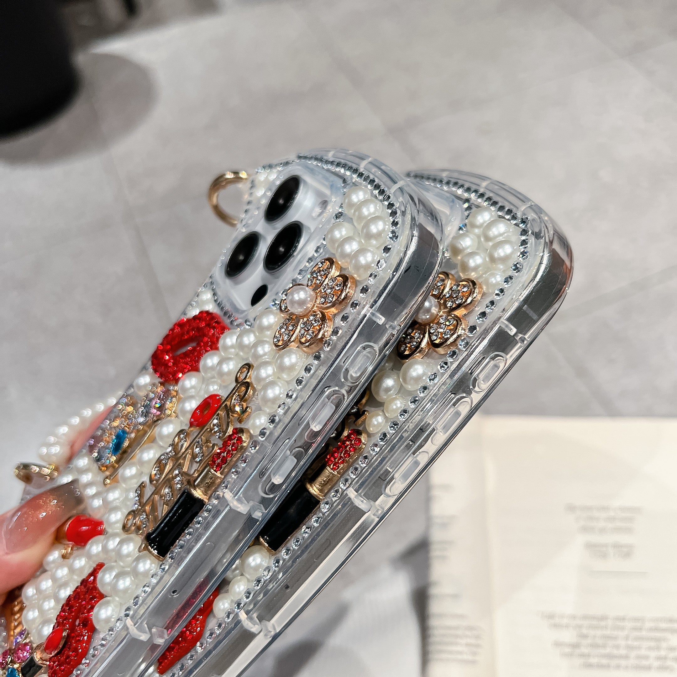 Beauty Makeup Bag Silicon Phone Cases For iPhone 14 Pro Max