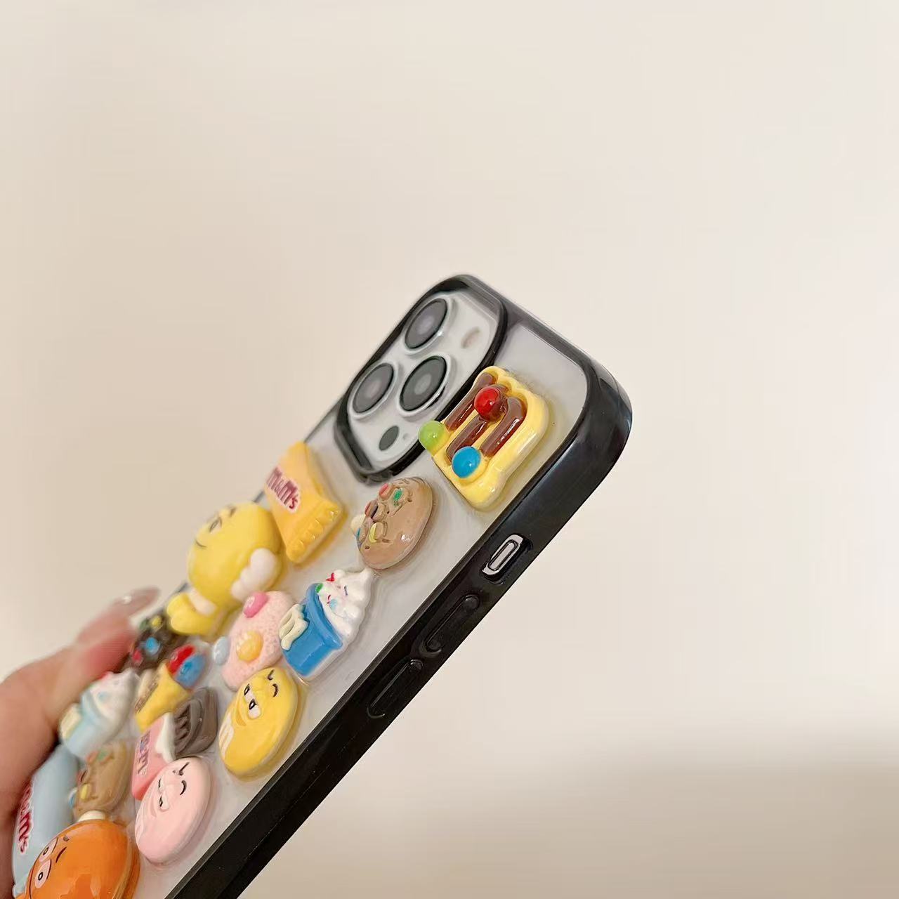 Candy Crush With Stone Bracelet Silicon Phone Cases For iPhone 15 Plus