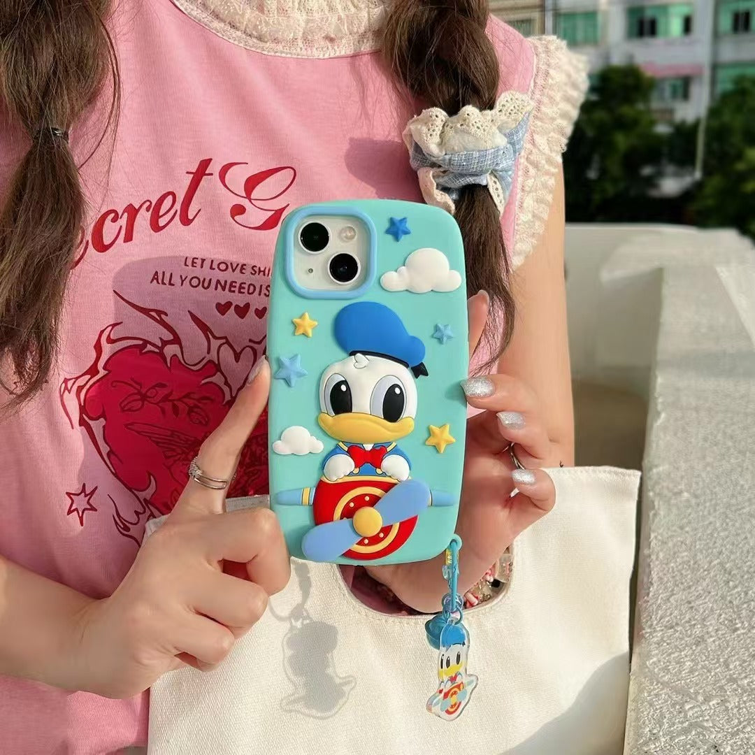 flying-donald-duck-silicon-phone-case-for-iphone