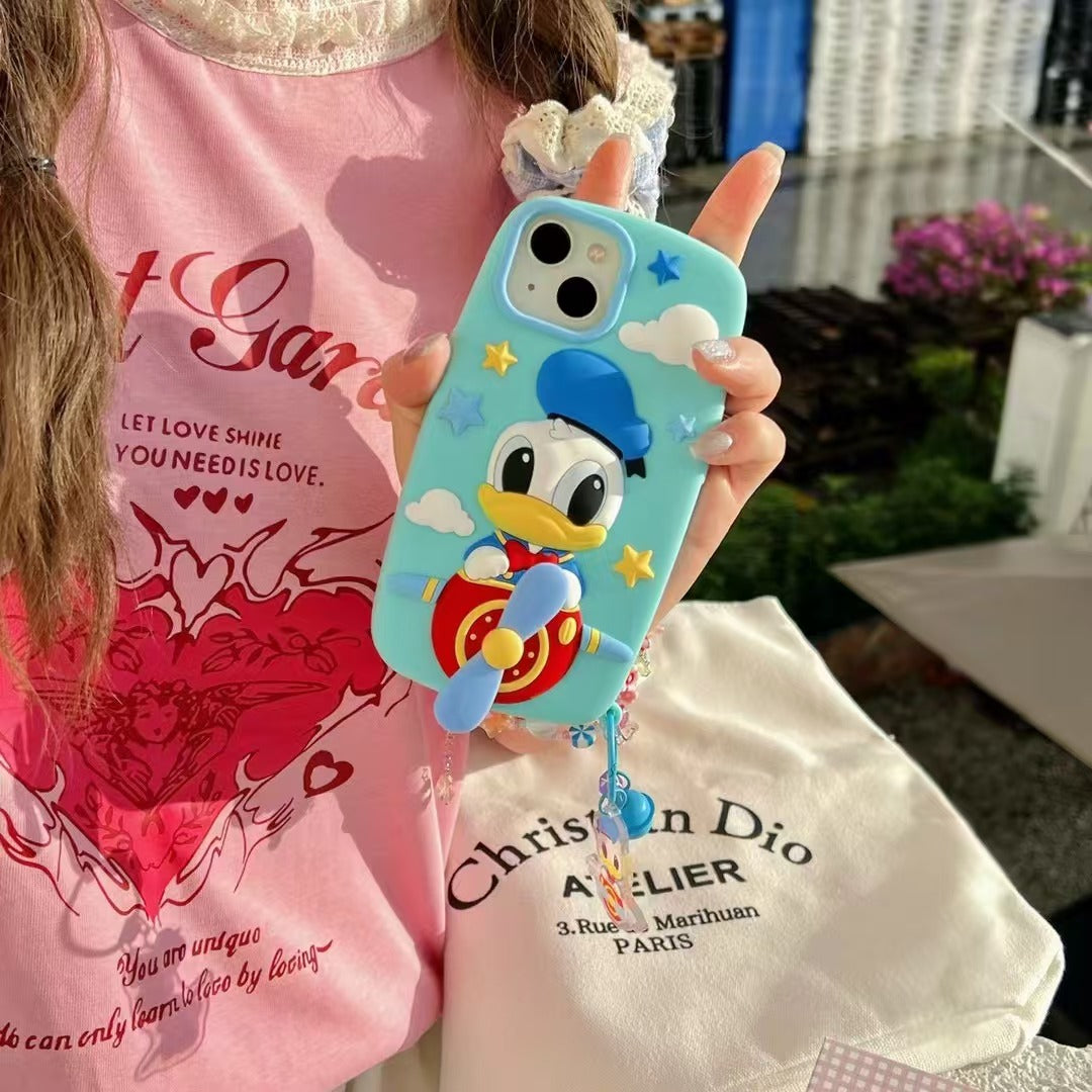 flying-donald-duck-silicon-phone-case-for-iphone