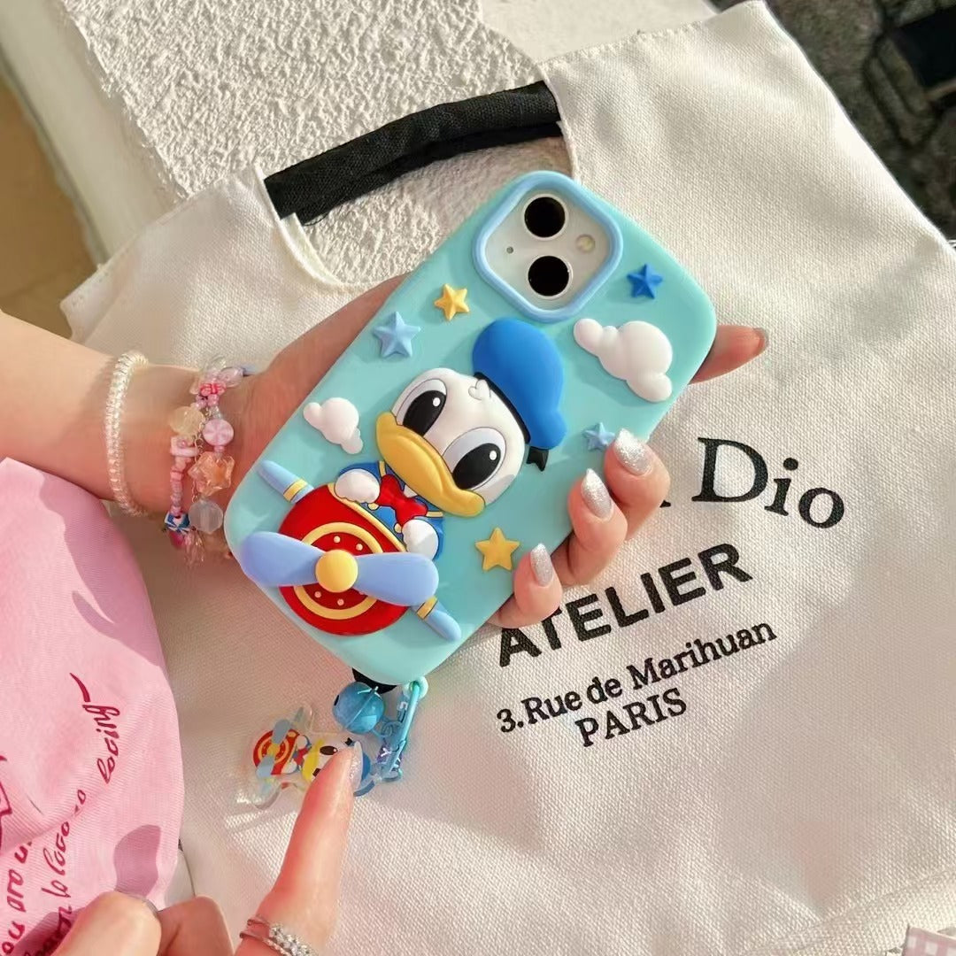 flying-donald-duck-silicon-phone-case-for-iphone