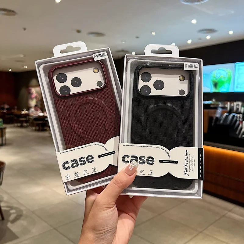 Burgundy Frosted Matte MagSafe Case - Phone Case For iPhone