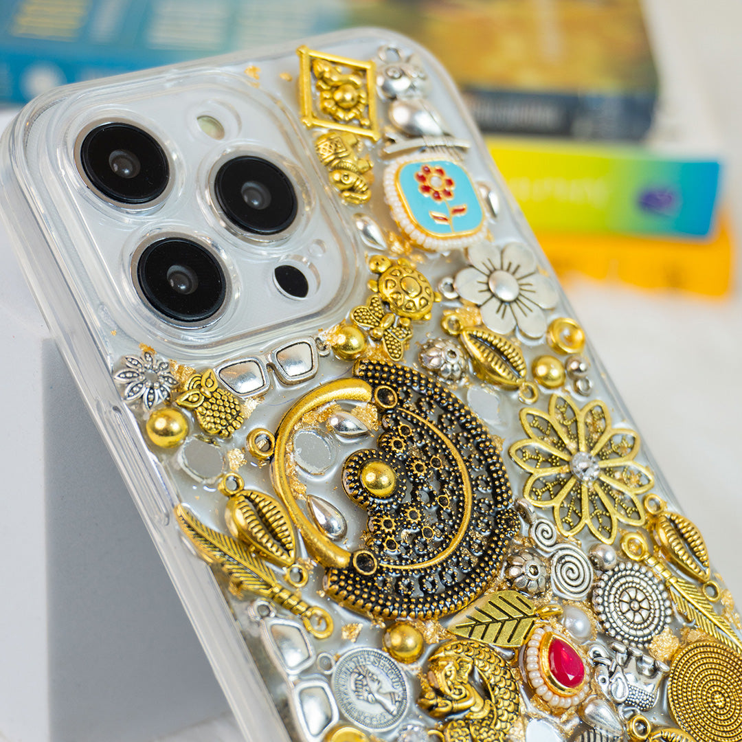 Handmade Oxidized Silicon Phone Cases For iPhone 12