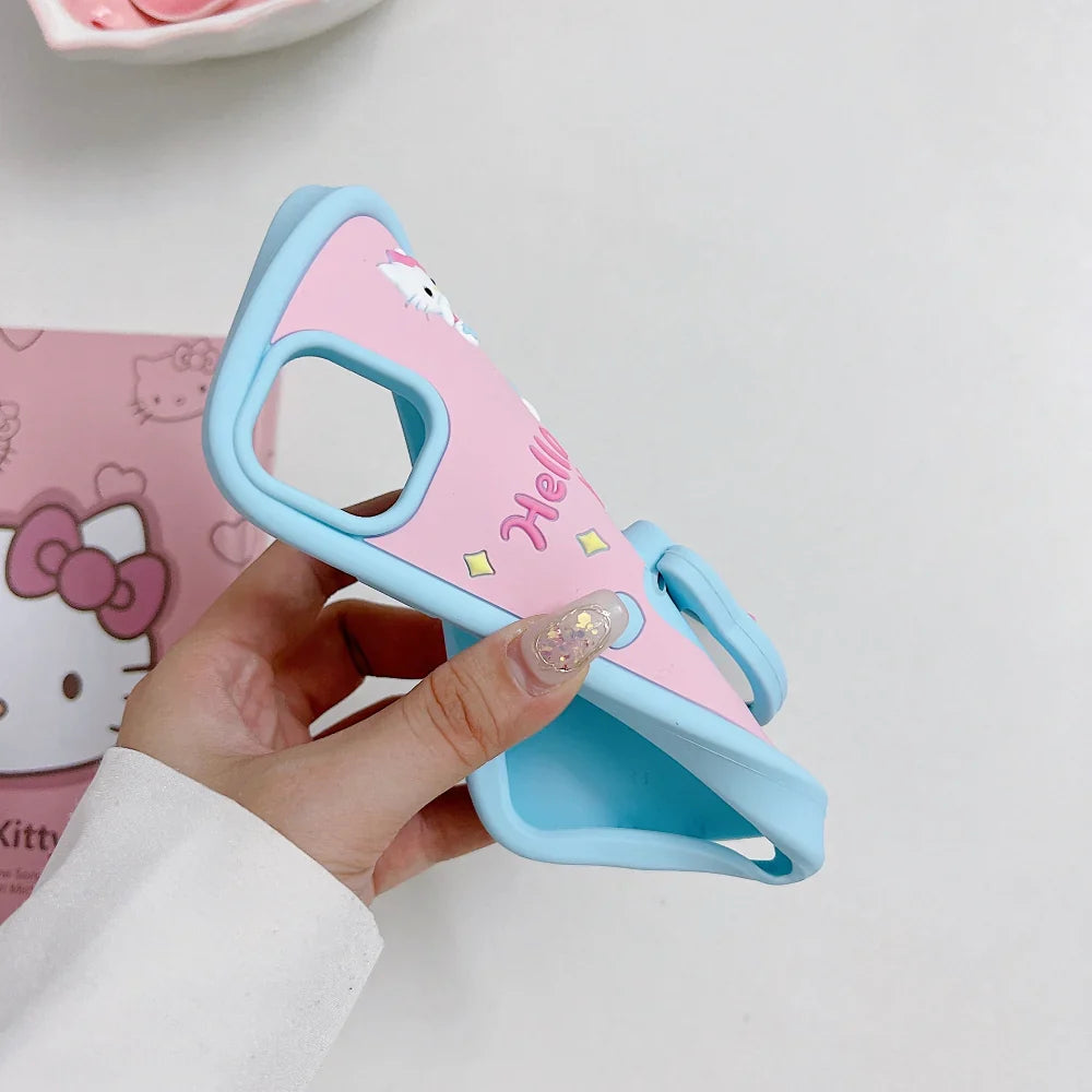 Hello Kitty Mirror Silicon Phone Cases For iPhone 11 Pro Max