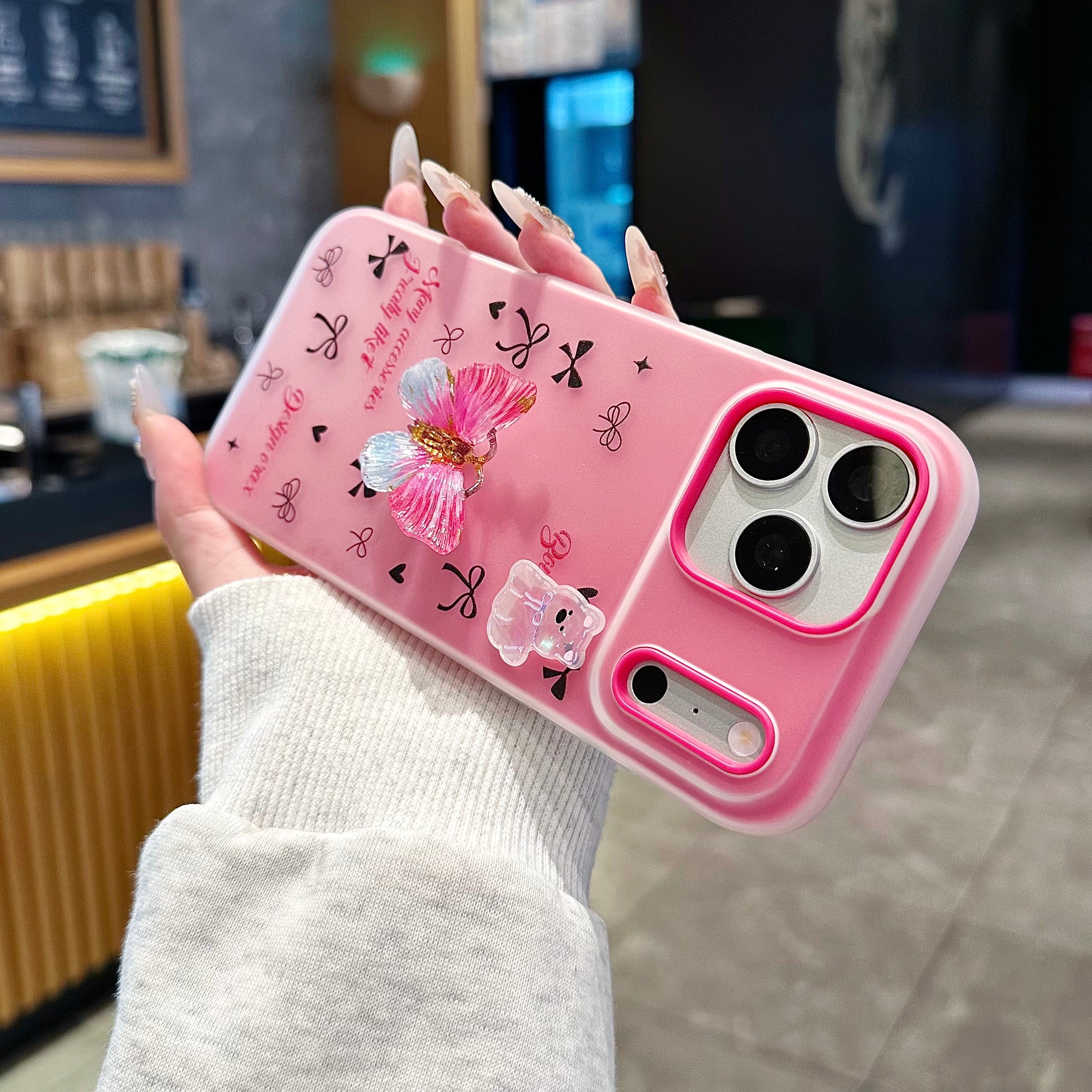 Blossom Butterfly Coquette Silicone Phone Case