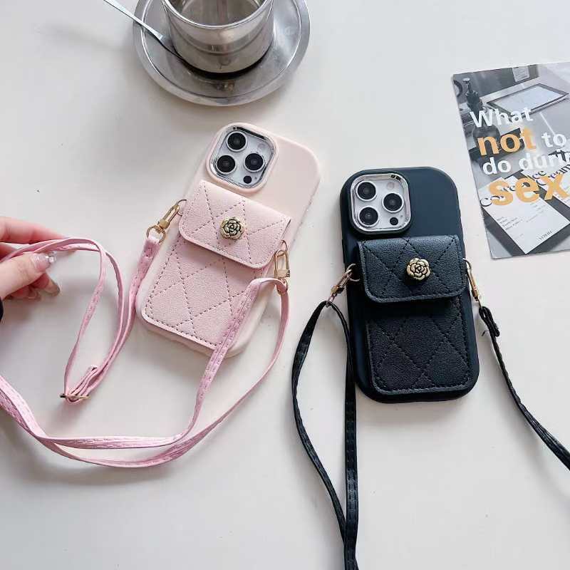 Pink Silicon Phone Case With Card-Cash Wallet For Samsung Galaxy S24 Plus