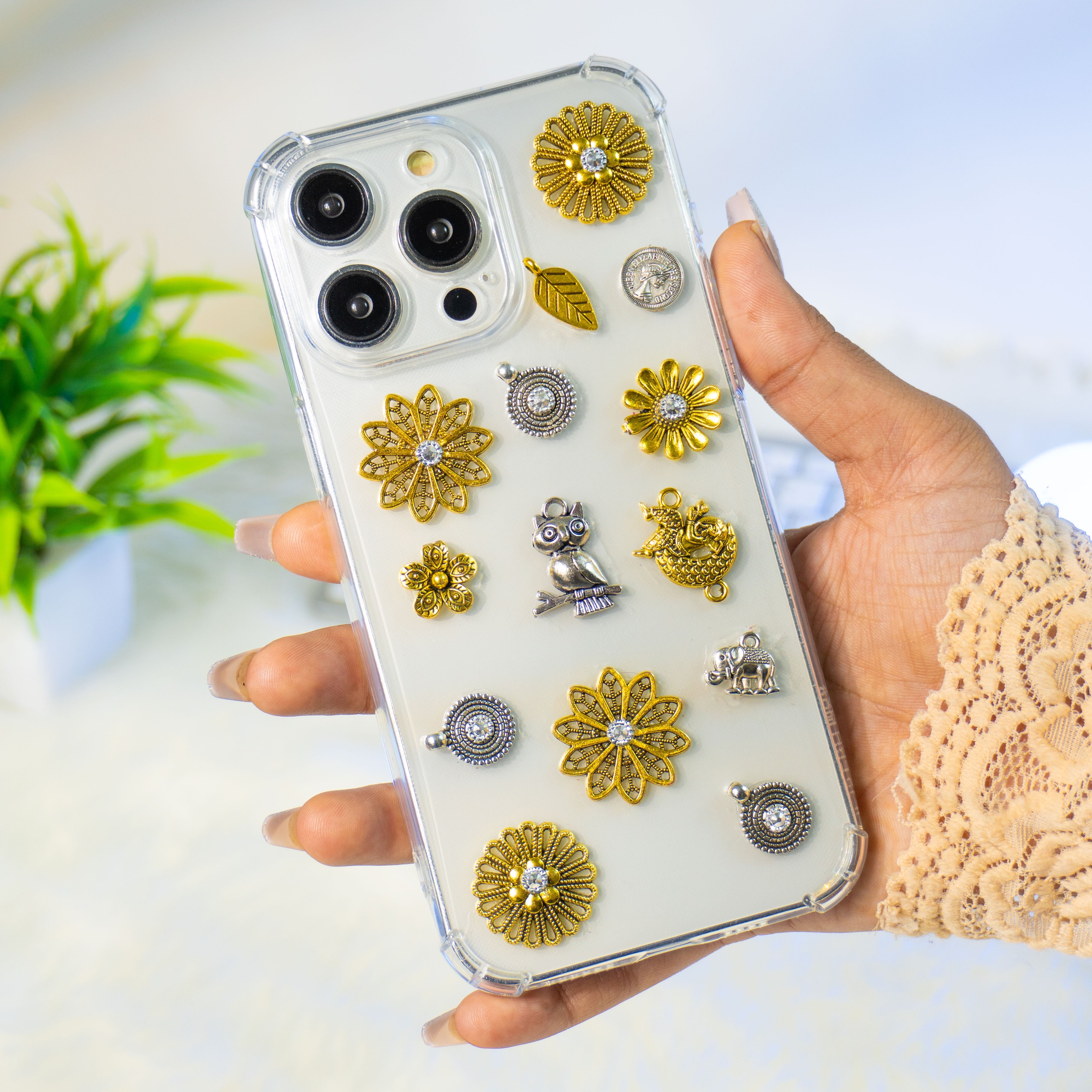 Owl-Elephant Oxidized Silicon Phone Cases