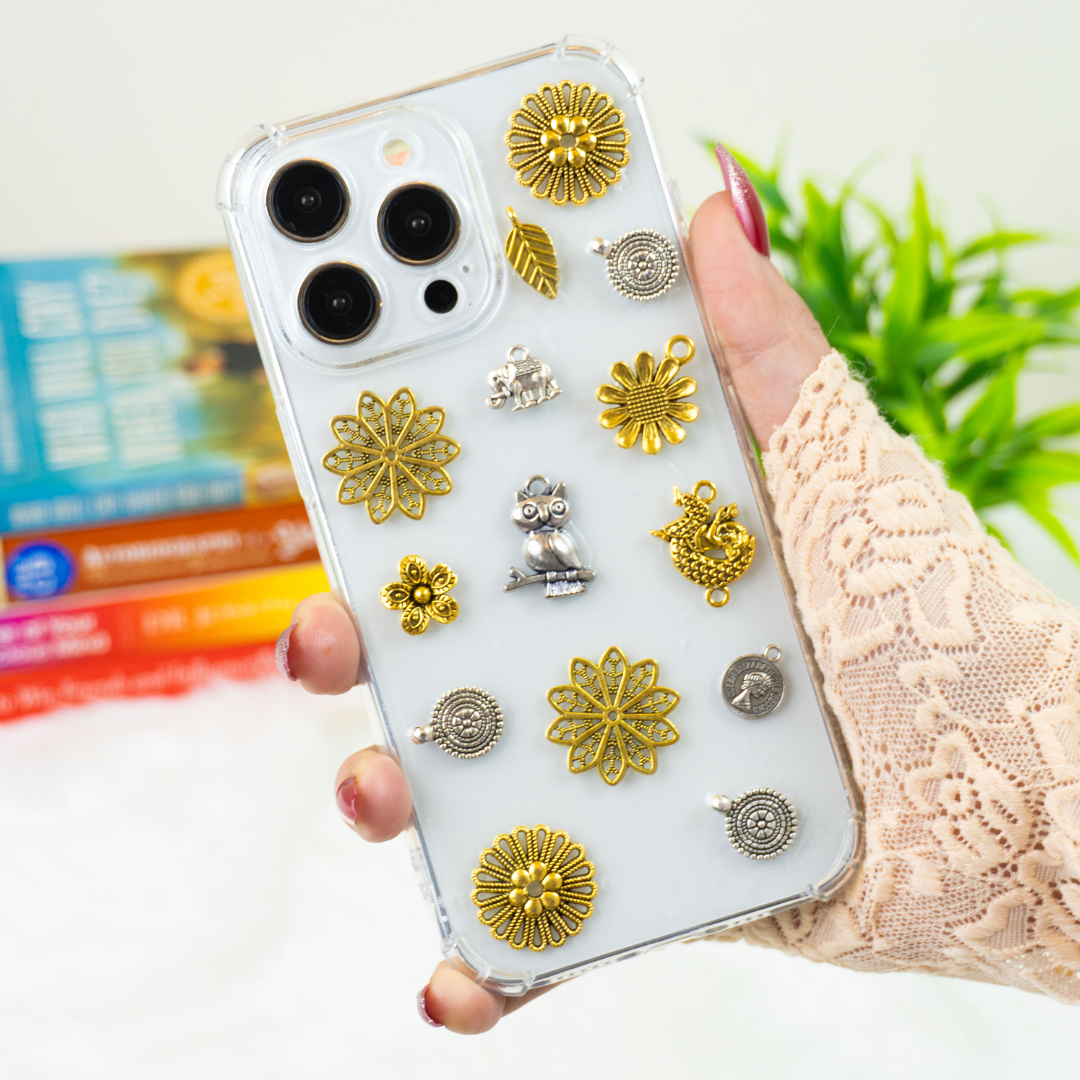 Owl-Elephant Oxidized Silicon Phone Cases For iPhone 16 Plus