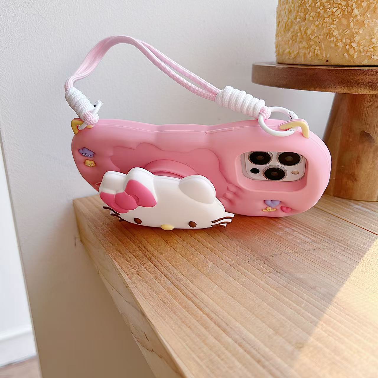 Paradise Kittyy Bag Silicon Phone Cases For iPhone 15