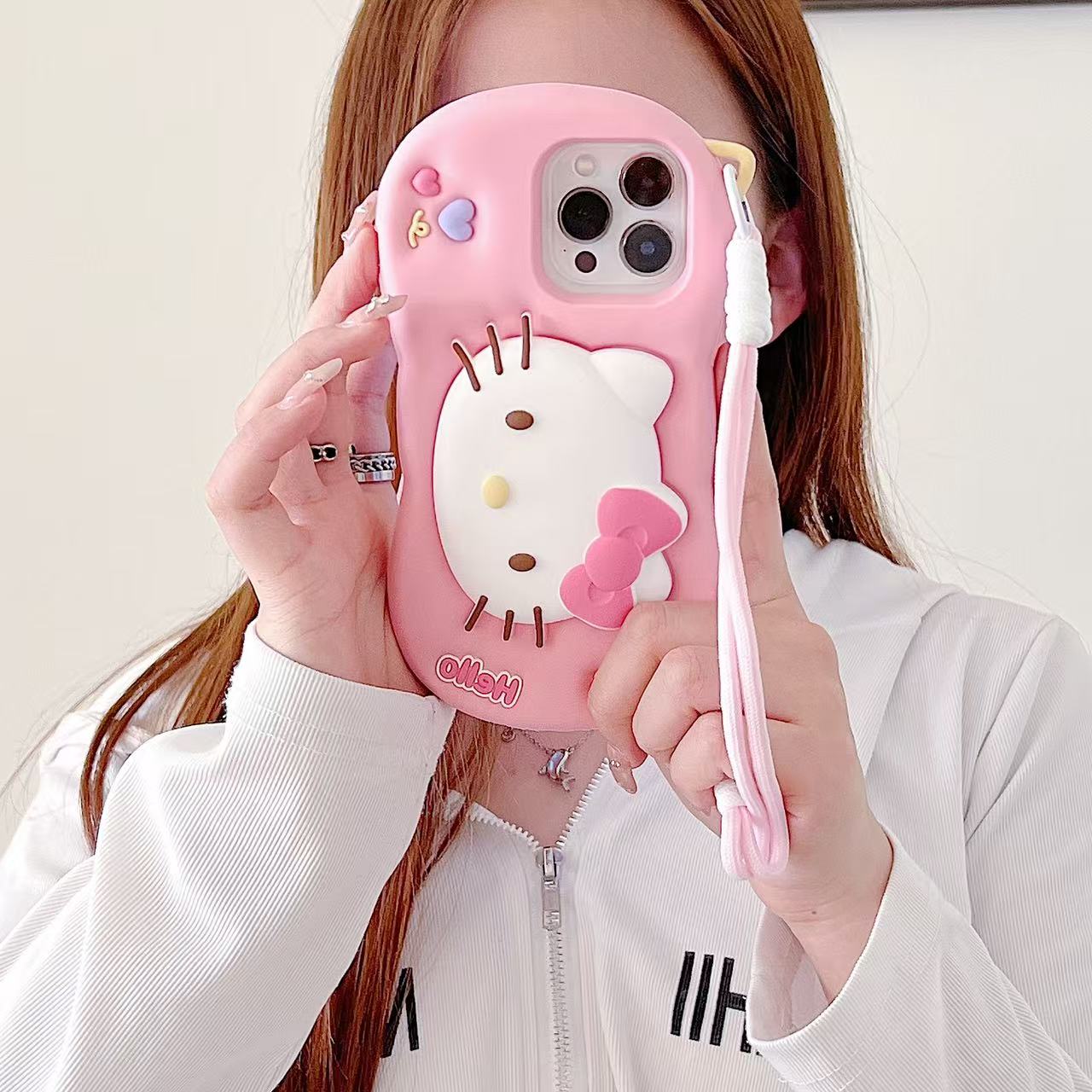 Paradise Kittyy Bag Silicon Phone Cases For iPhone 16