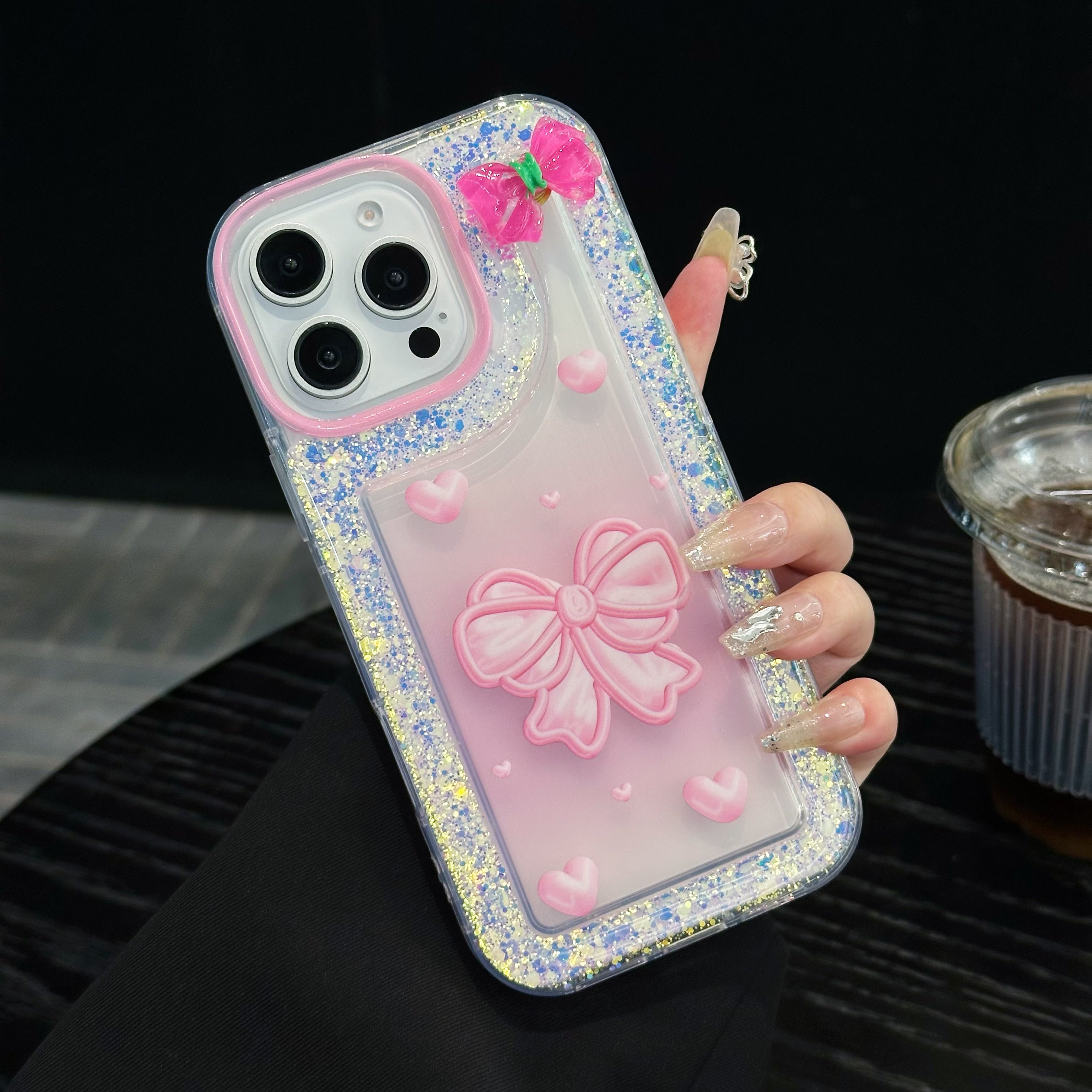 pink-bow-with-glitter-silicon-phone-case-for-iphone