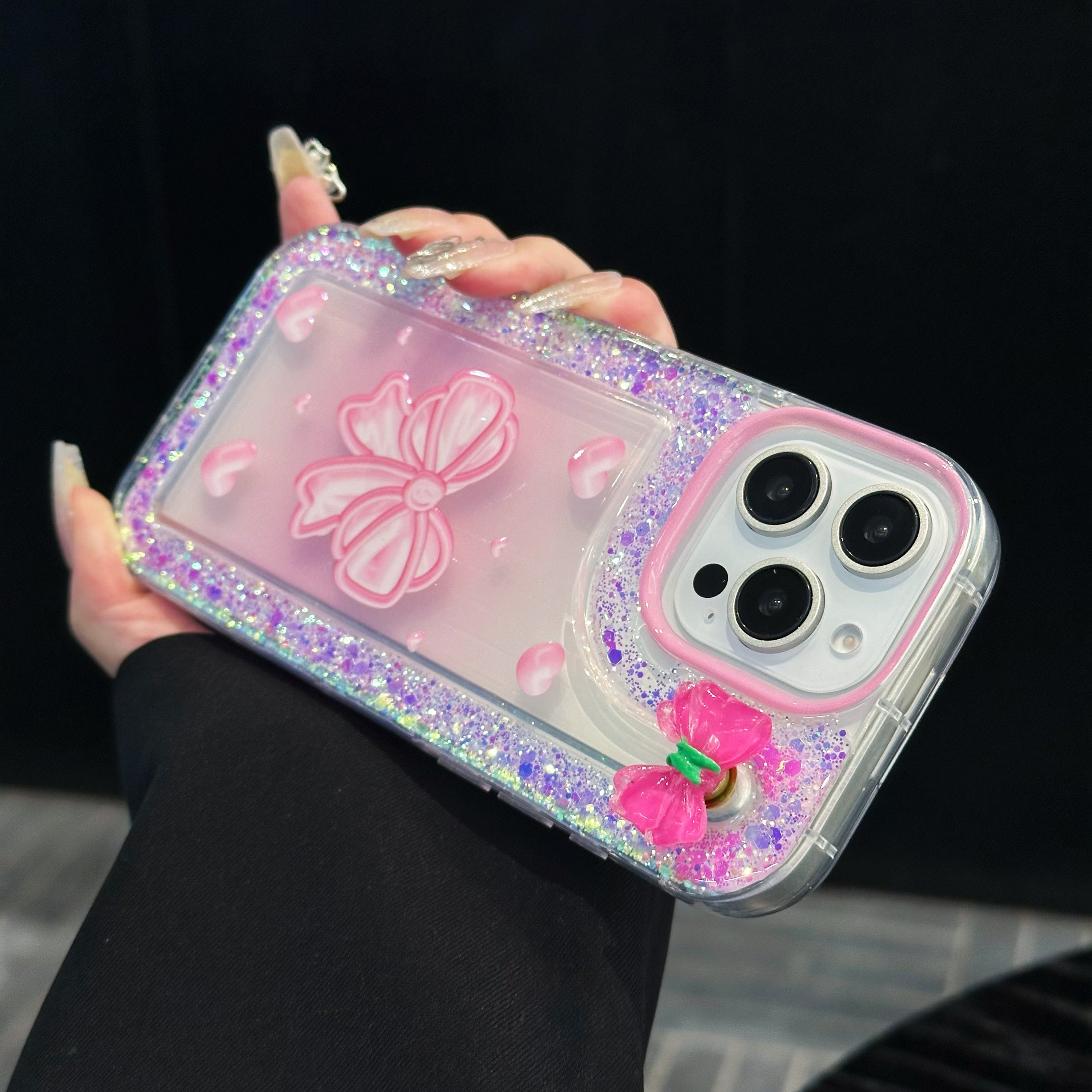 pink-bow-with-glitter-silicon-phone-case-for-iphone