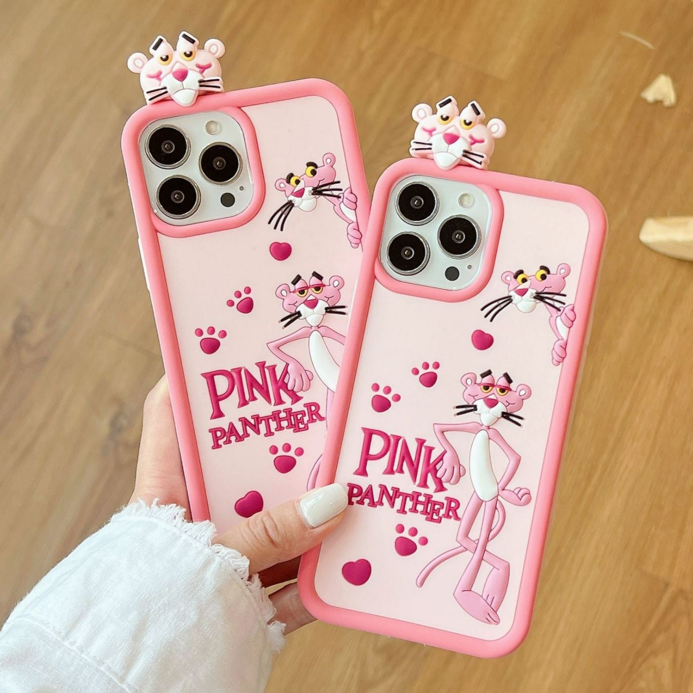 Pink Panther Silicon Phone Case For iPhone 12