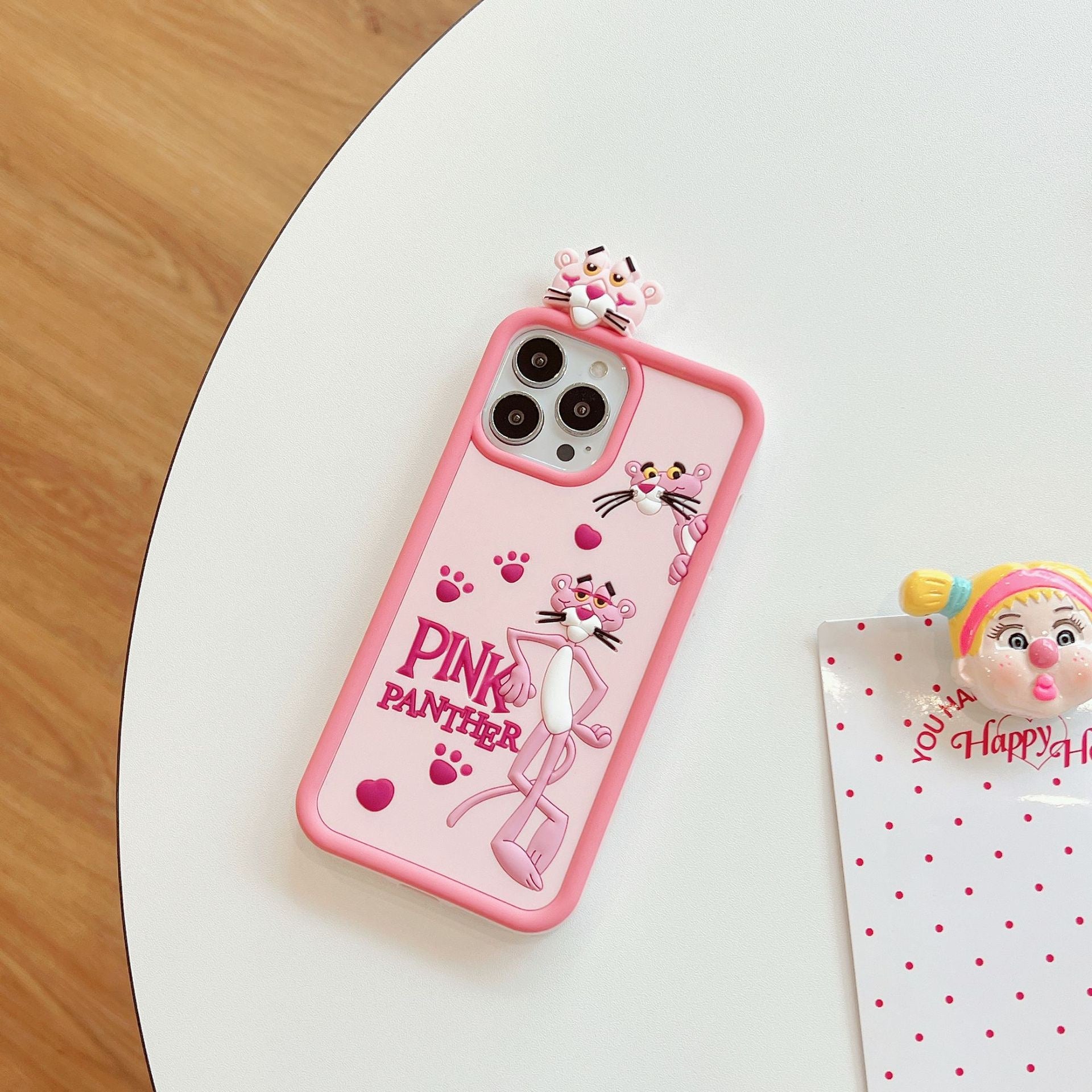 Pink Panther Silicon Phone Case For iPhone 12