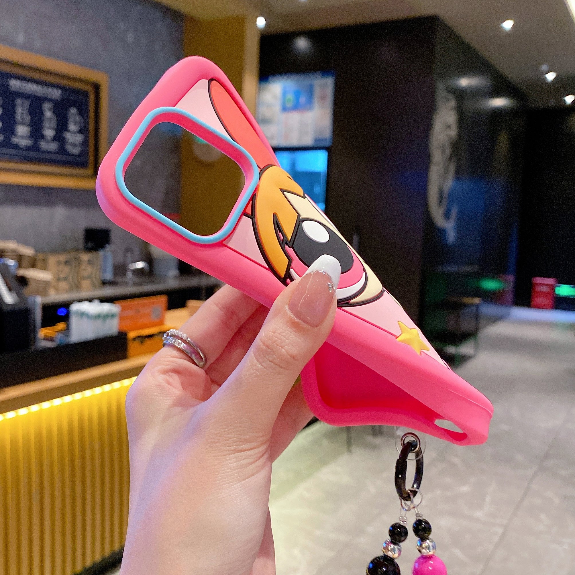 Power Girl Silicon Phone Cases For iPhone 15 Plus (Universal Camera Cut)