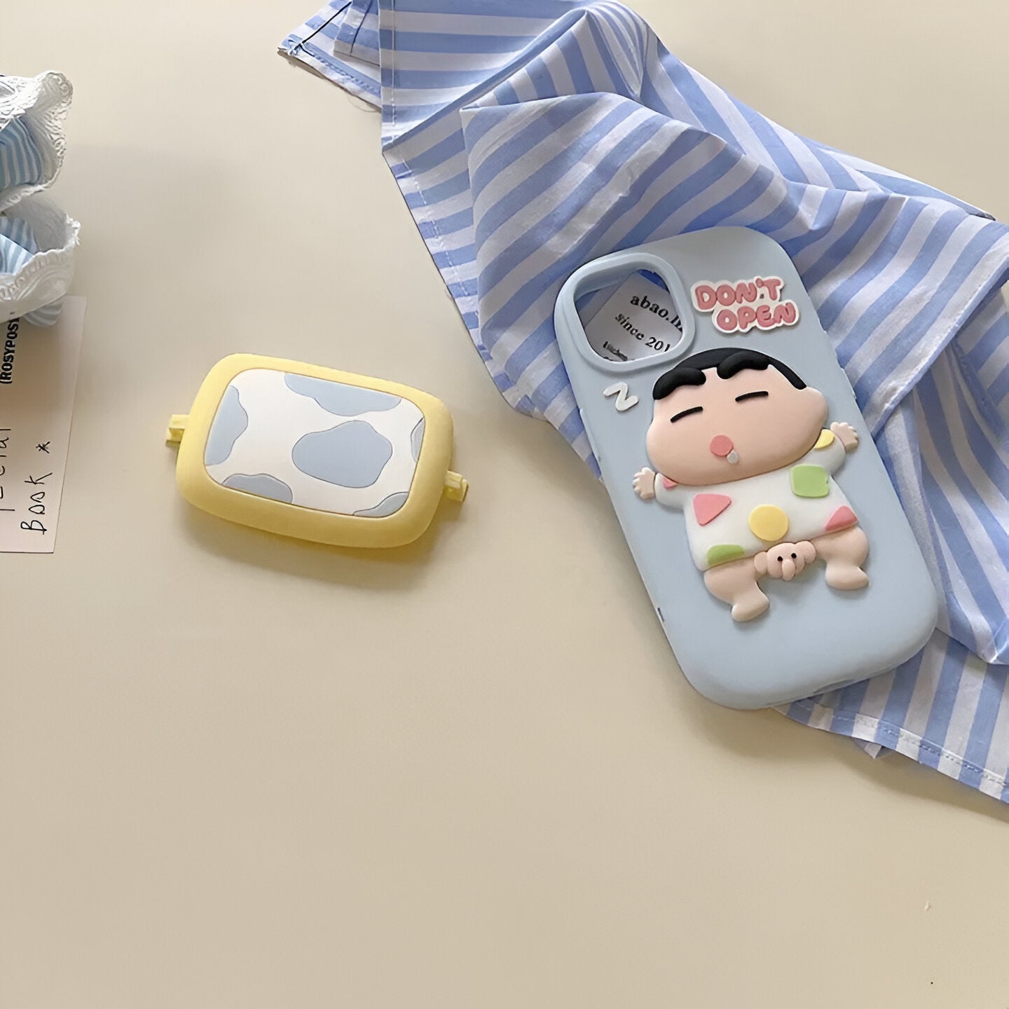 Don't Open Shinchan Silicon Phone Case For iPhone