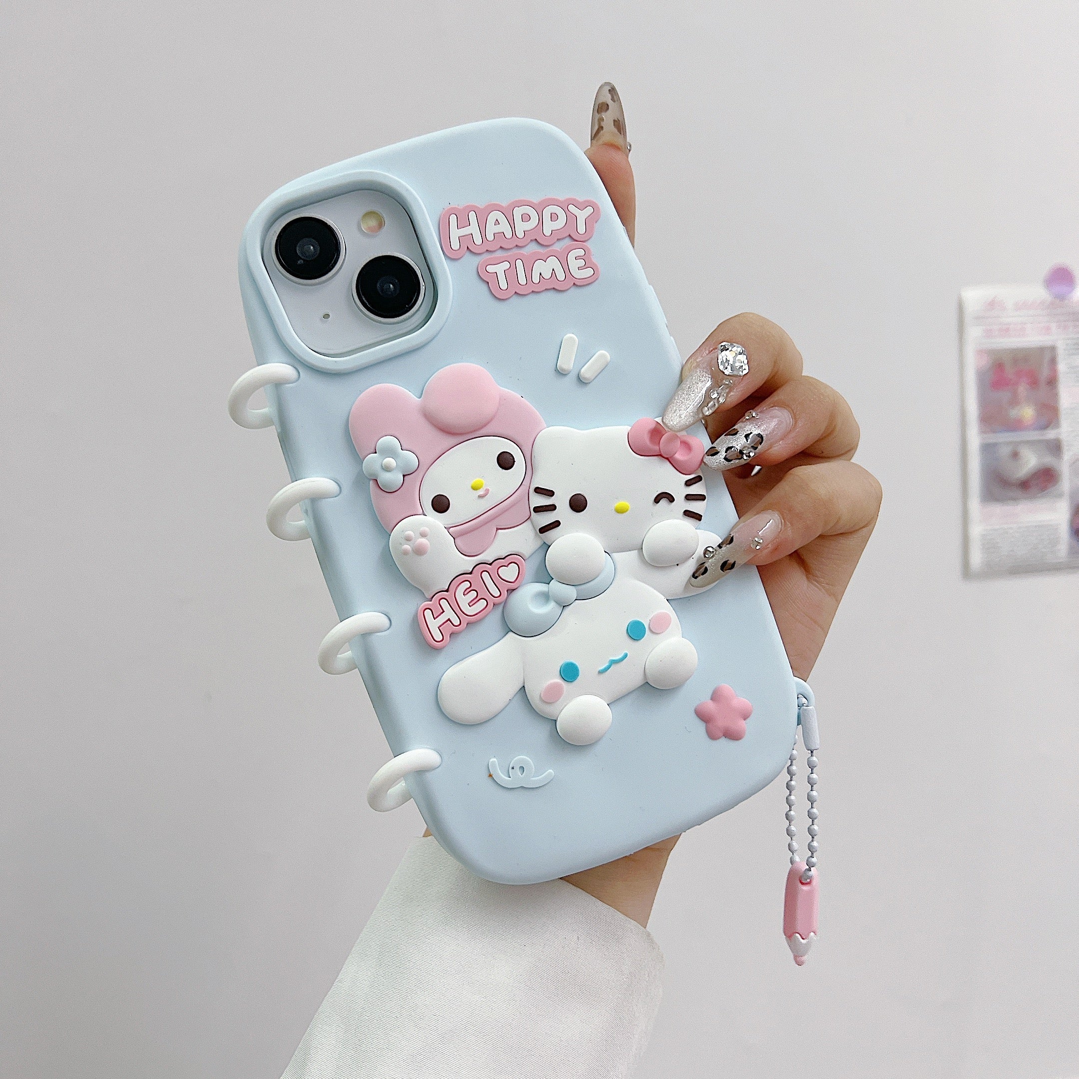 spiral-happy-time-kitty-silicon-phone-case-for-iphone