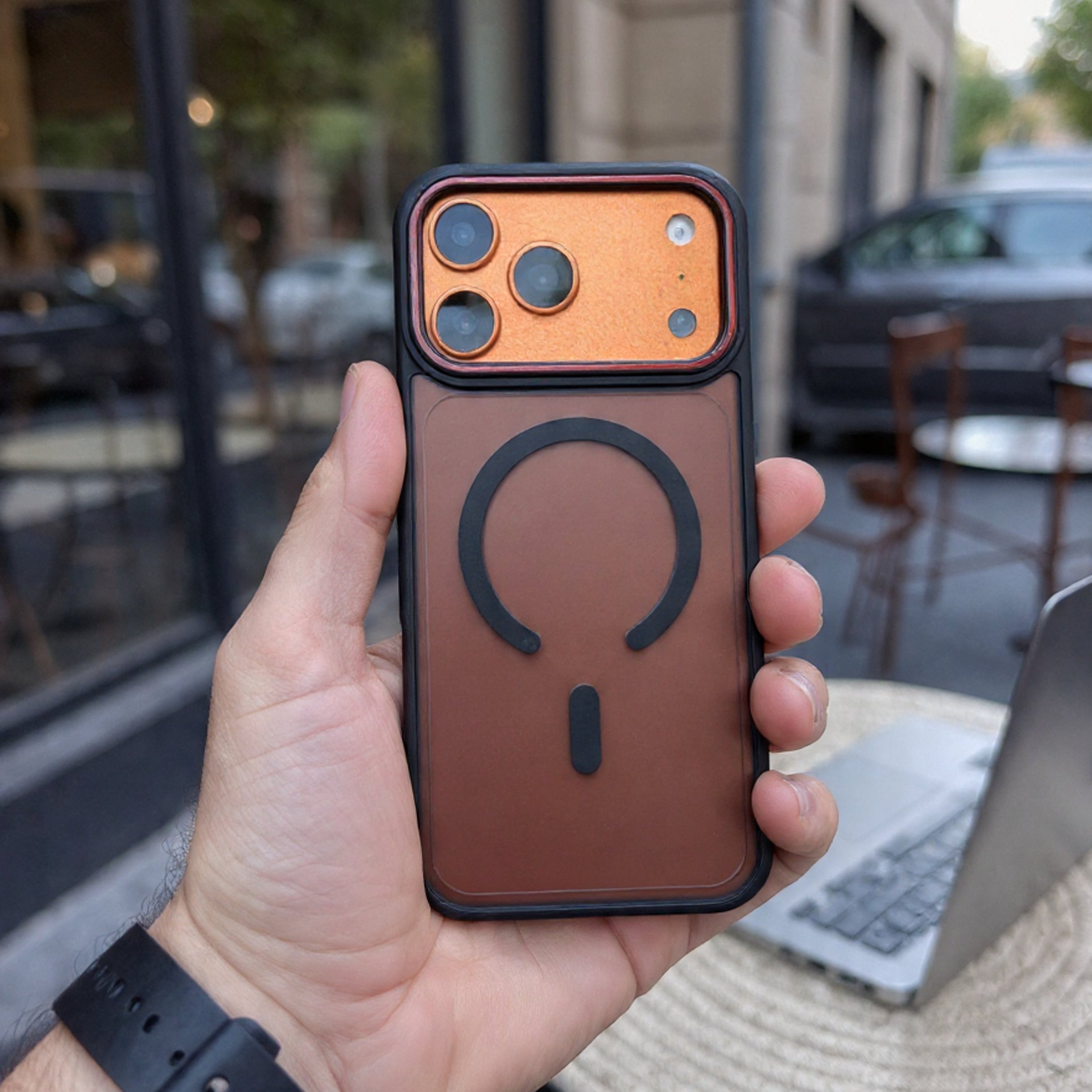 Stealth Black MagSafe Compatible Phone Case - Slim Magnetic Protective Case