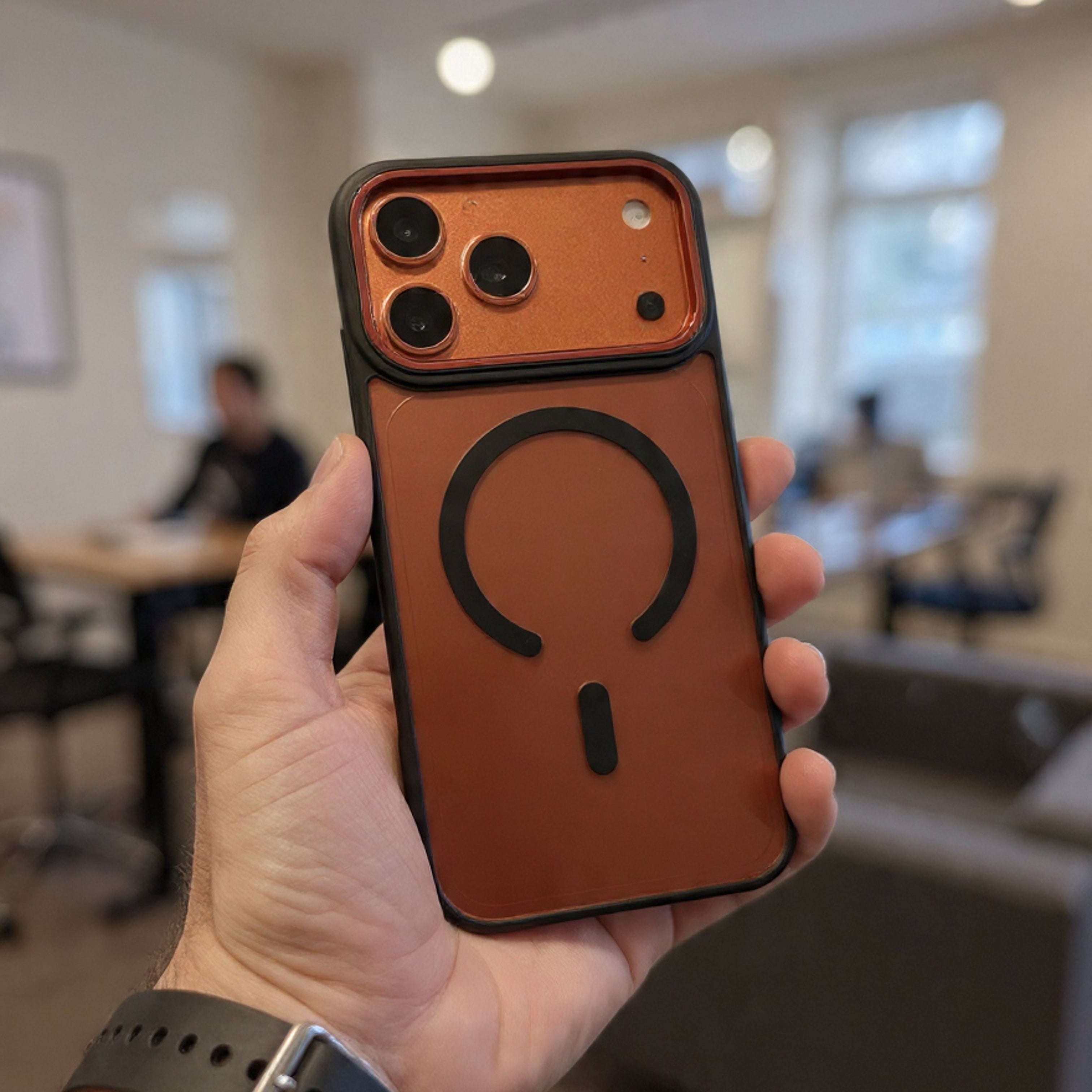 Stealth Black MagSafe Compatible Phone Case - Slim Magnetic Protective Case