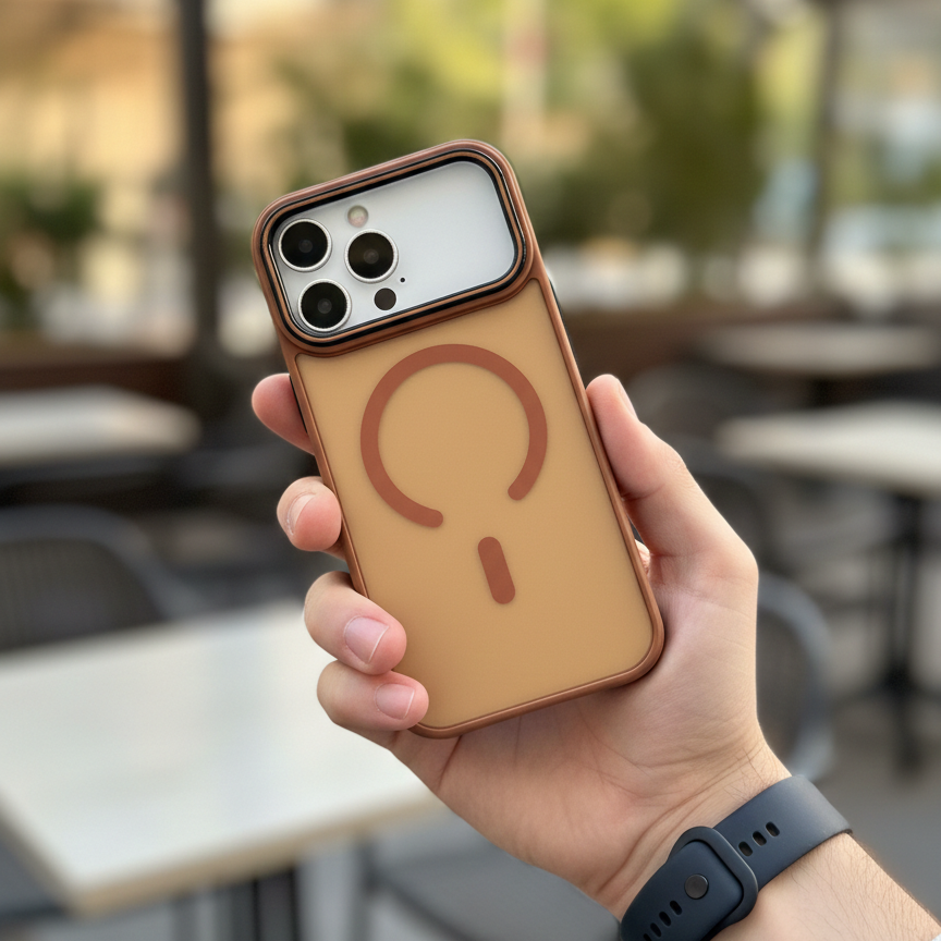 Sunset Tan MagSafe Compatible Phone Case - Slim Magnetic Protective Case
