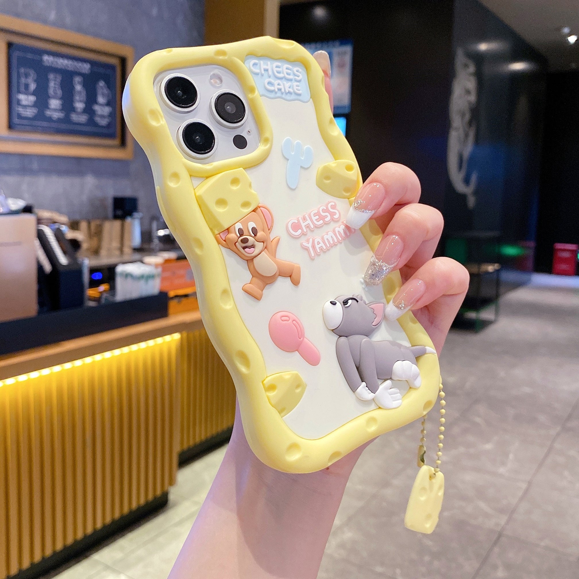 Tom & Jerry Chess Yammy Phone Cases For iPhone 14 Pro Max