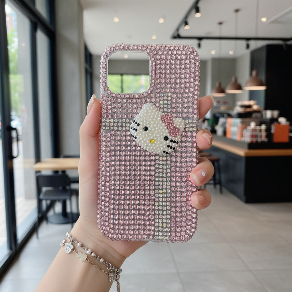 Pink Radiance Kitty Luxe Edition - Phone Case For iPhone 14