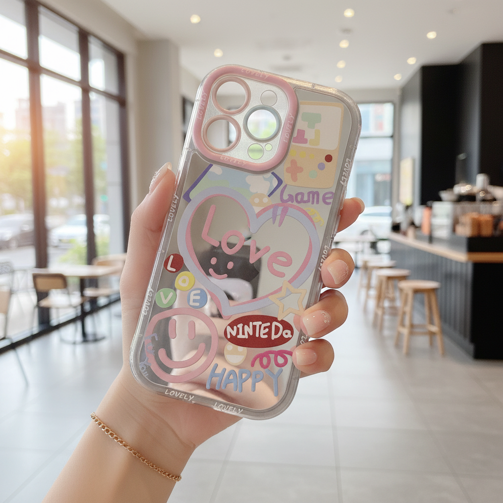Lovely Hello Kitty Mirror - Phone Case For iPhone 14 Pro