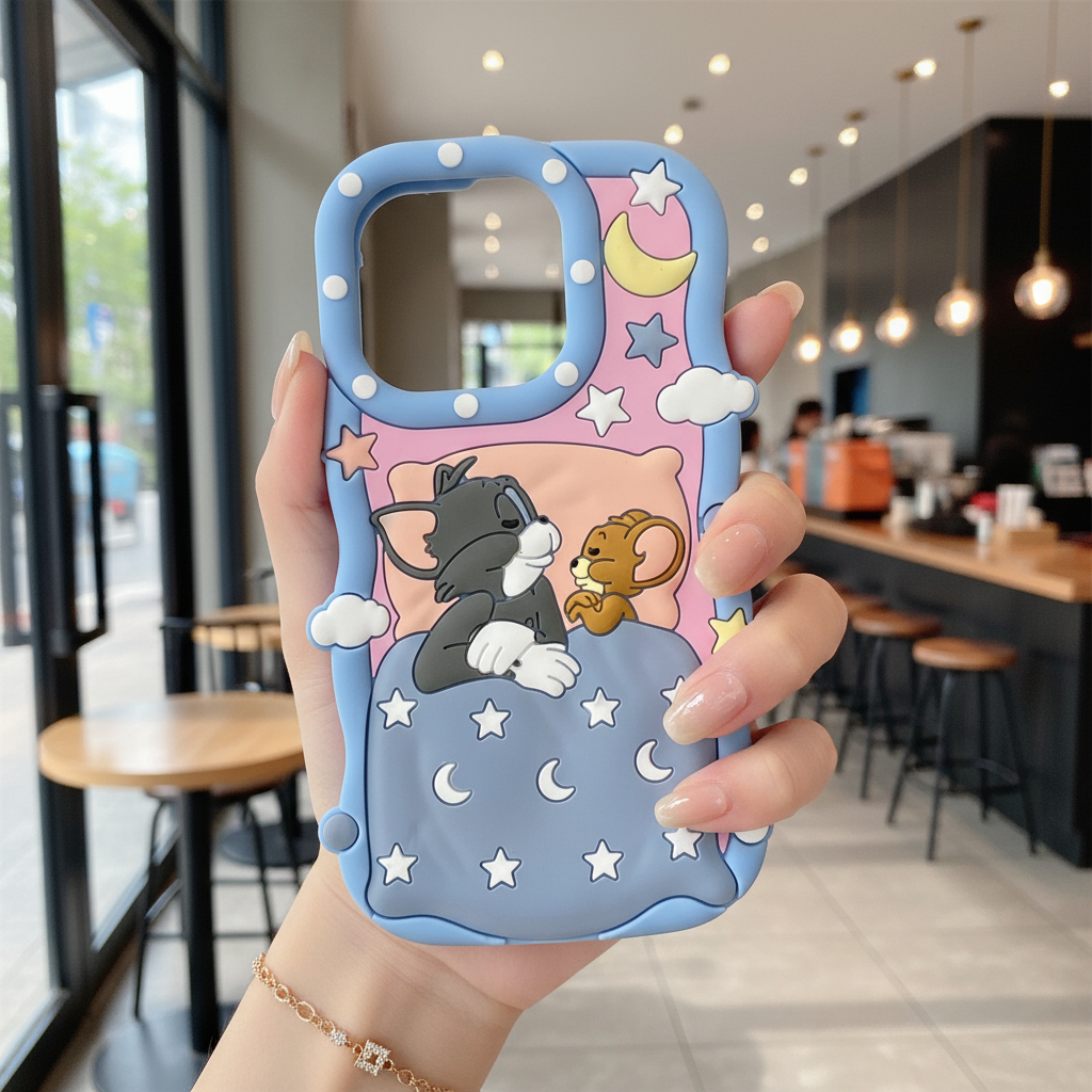 Sleeping Tom & Jerry - Phone Case For iPhone 14 Pro