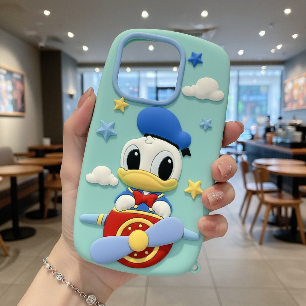 Flying Donald Duck - Phone Case For iPhone 14 Pro