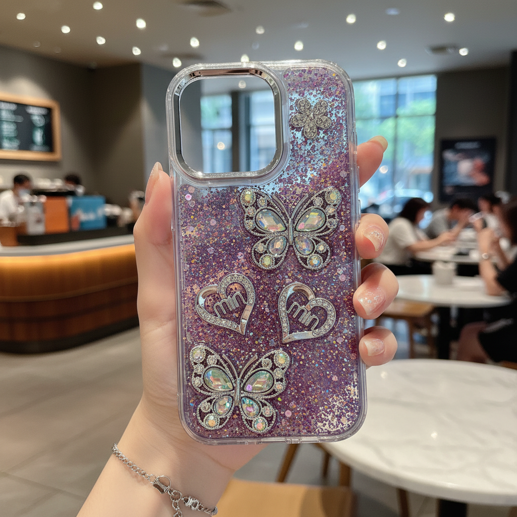 Angel Butterfly Love Silicone Phone Case
