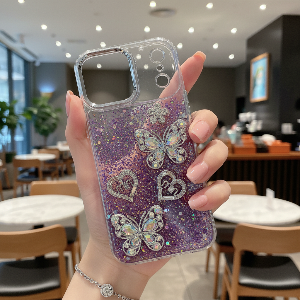 Angel Butterfly Love Silicone Phone Case