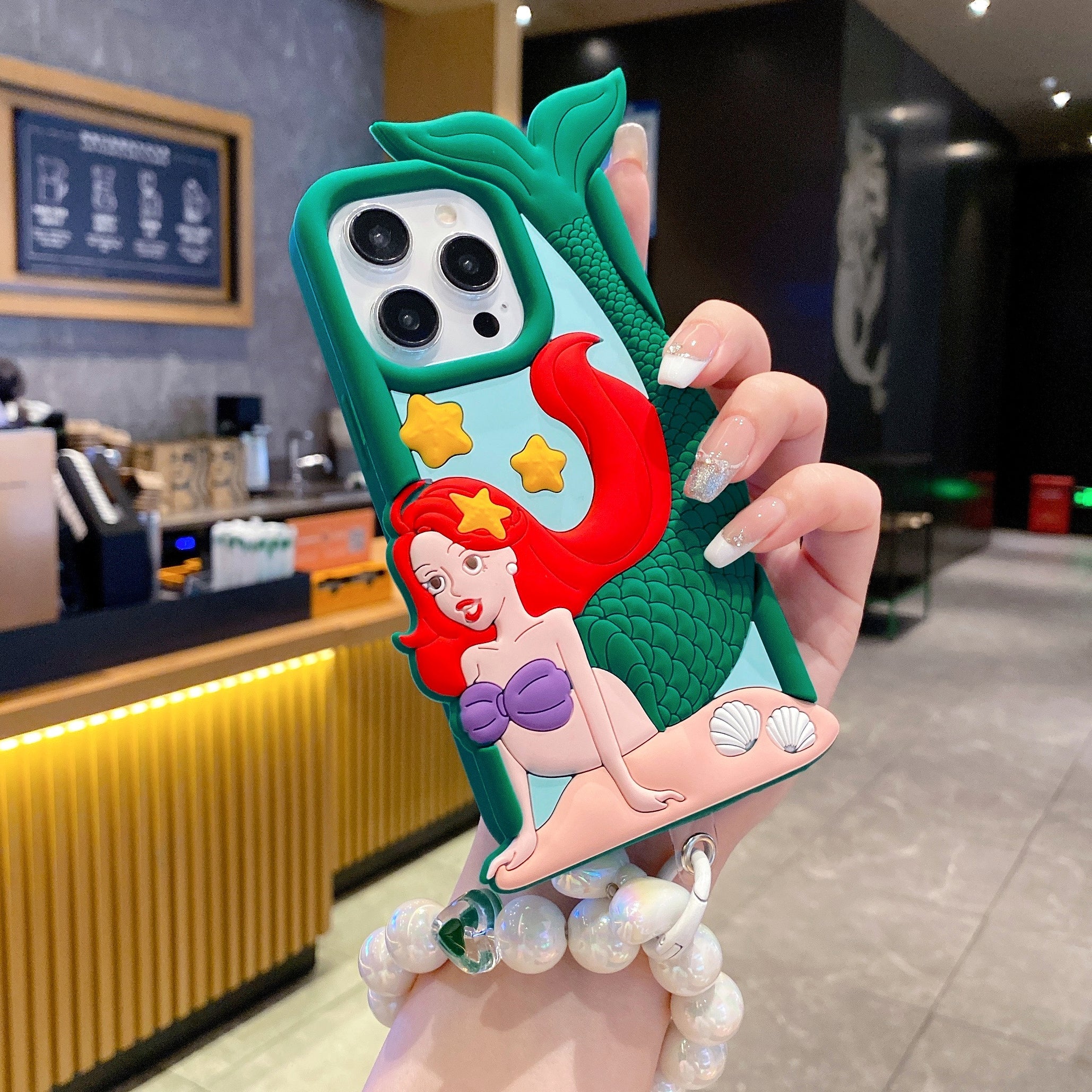 3D Mermaid Silicon Phone Cases