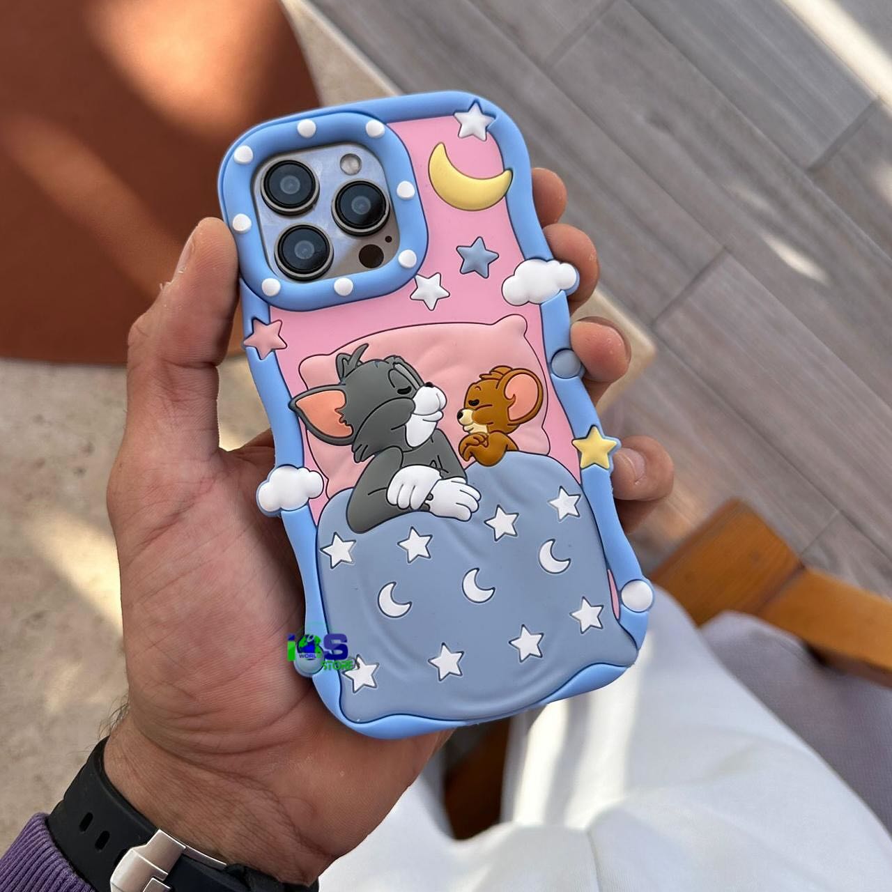 Sleeping Tom & Jerry Silicon Phone Cases For iPhone 14 Plus