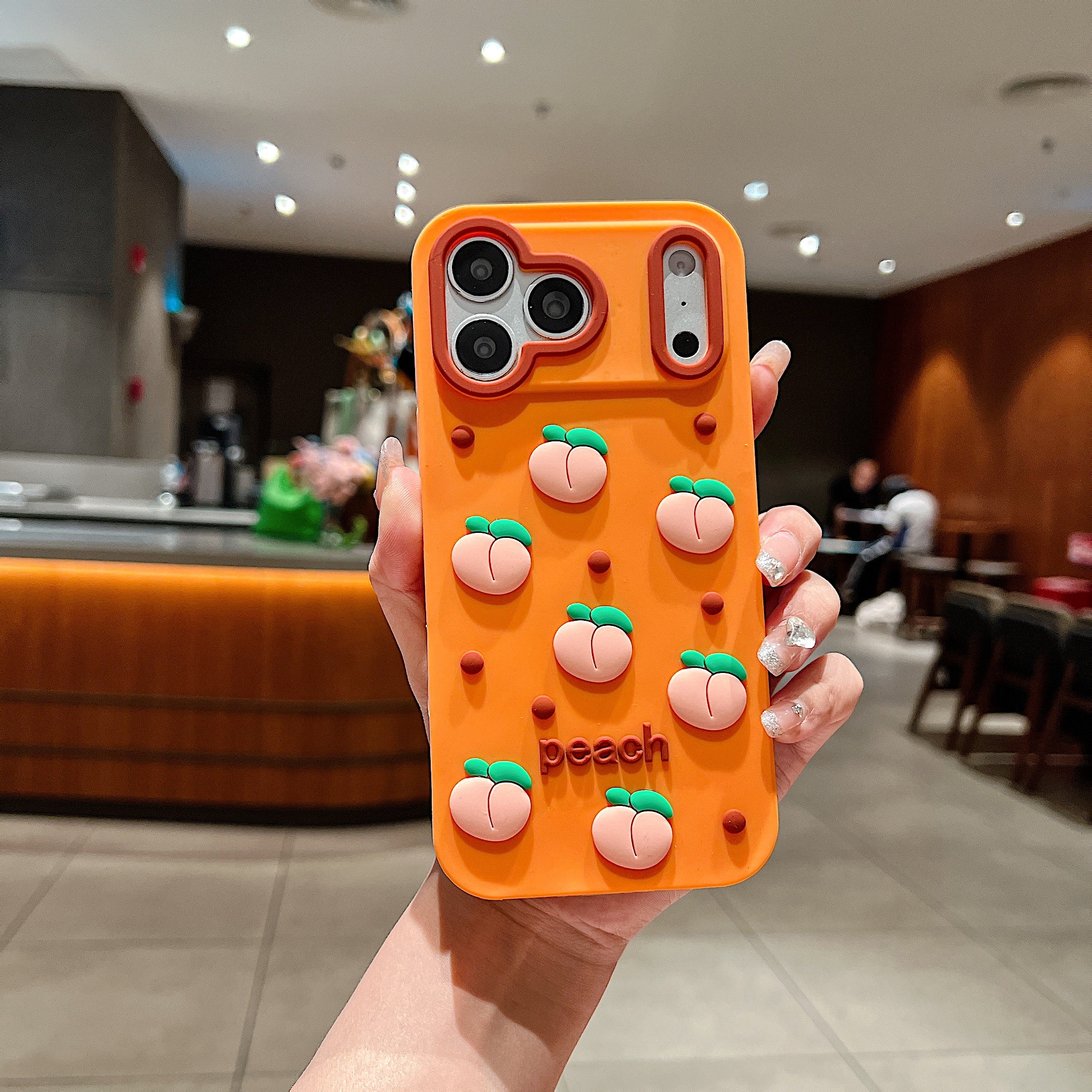 Juicy Peach Silicone Designer Cover