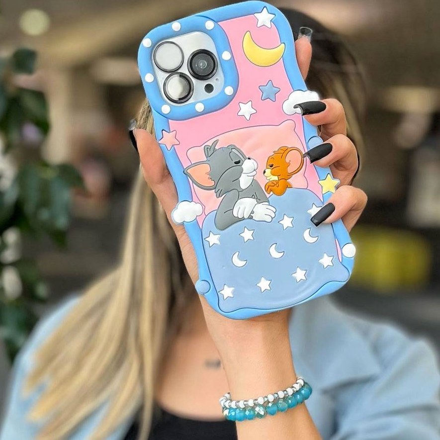 Sleeping Tom & Jerry Silicon Phone Cases For iPhone 12 Pro