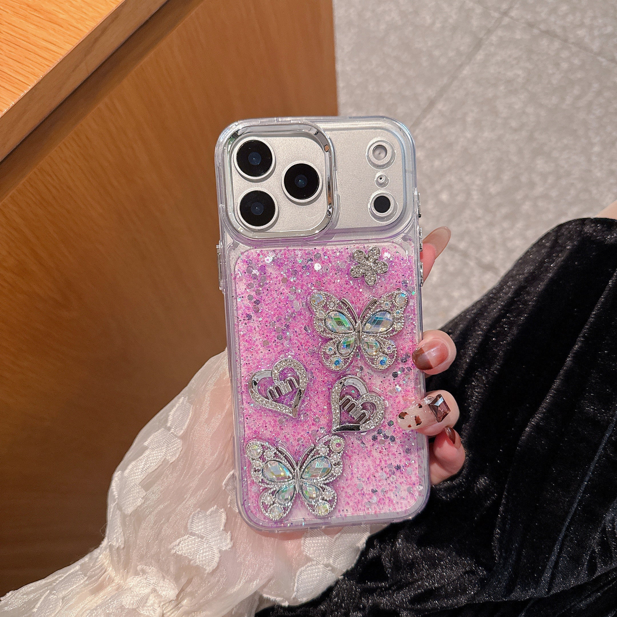 Angel Butterfly Love Silicone Phone Case For iPhone 17