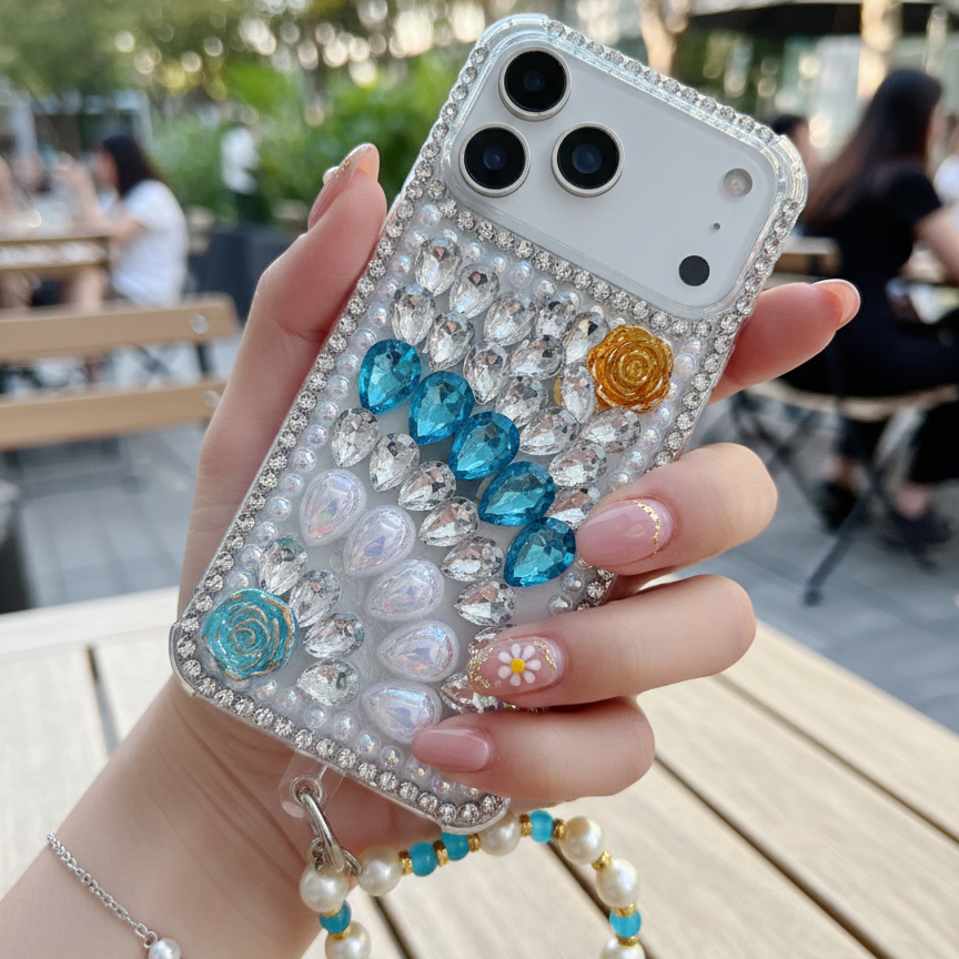 Blue_Diamond_With_Charm_Silicon_Phone_Cases_18f8367d-4e58-419f-bf99-1104e872c1f5