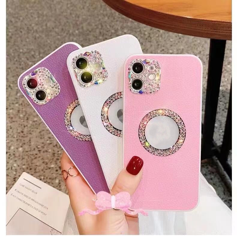 Dimond Camera Protection Phone Cases For iPhone 12