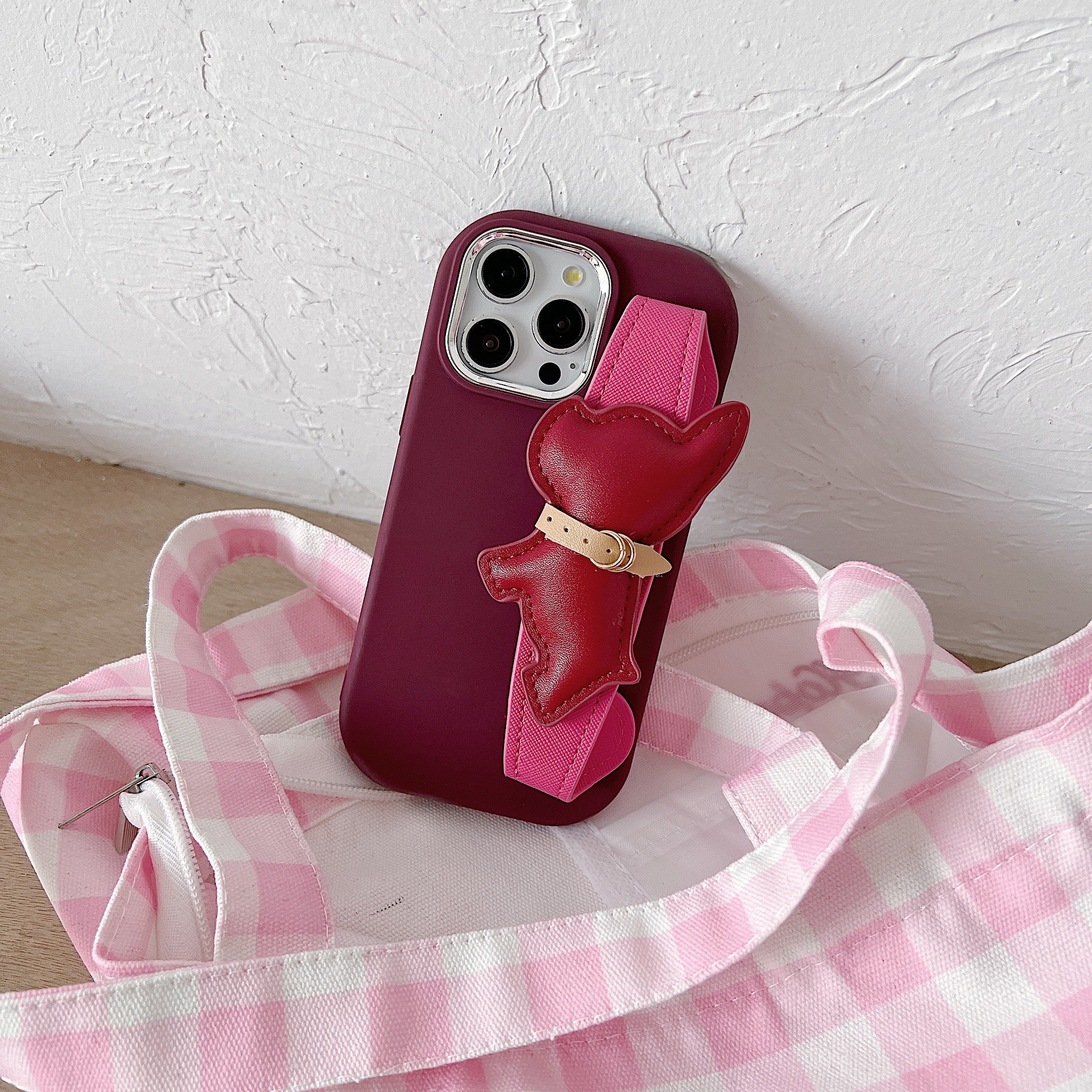 Doggy With Belt Silicon Phone Cases For iPhone 12 Pro