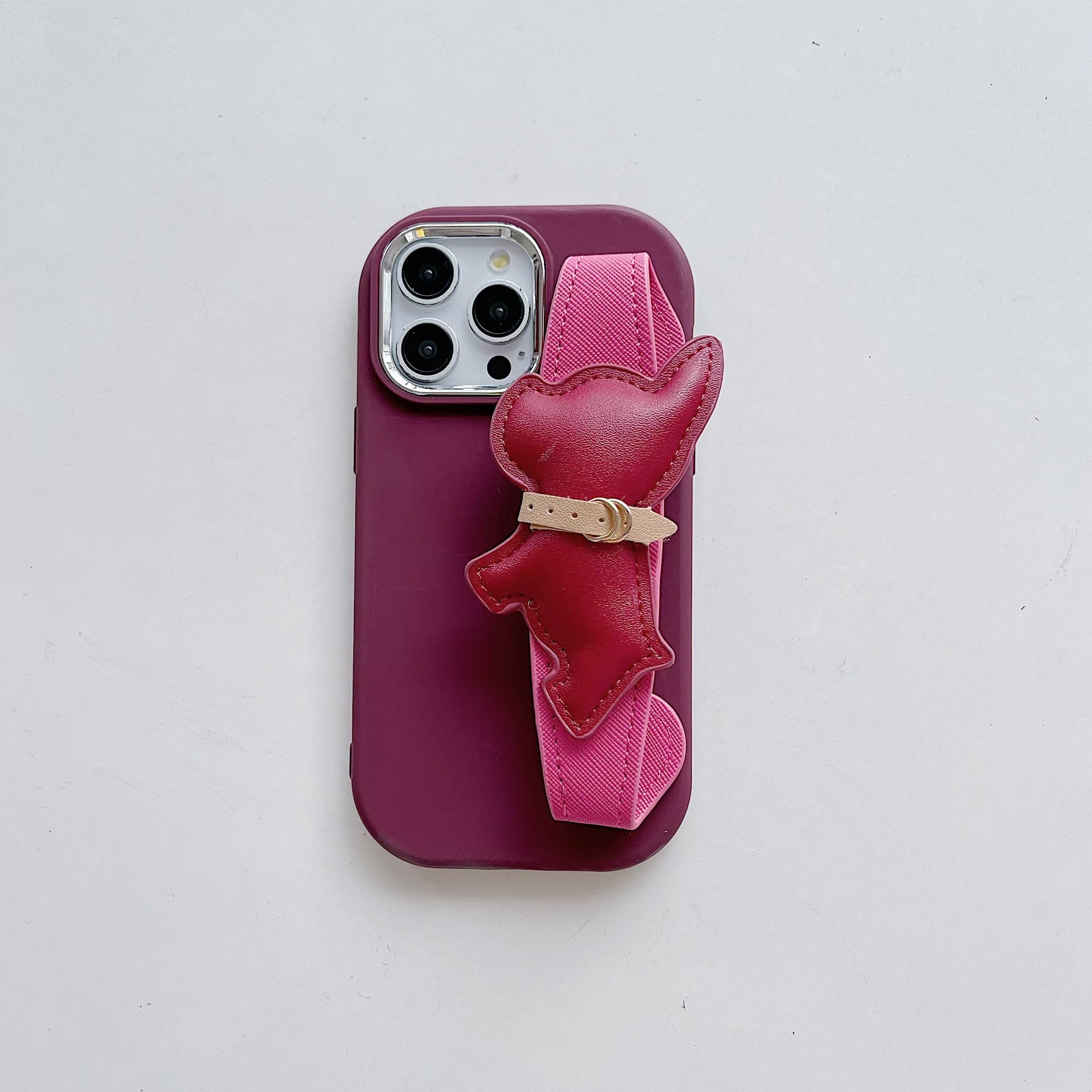 Doggy With Belt Silicon Phone Cases For iPhone 12 Pro Max