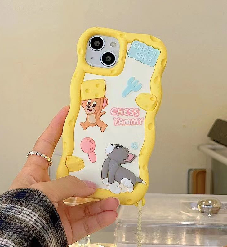 Tom & Jerry Chess Yammy Phone Cases For iPhone 15 Plus