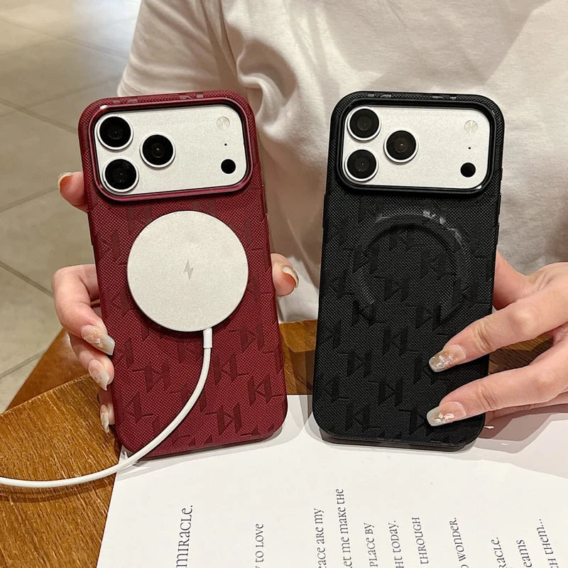 Burgundy Frosted Matte MagSafe Case - Phone Case For iPhone