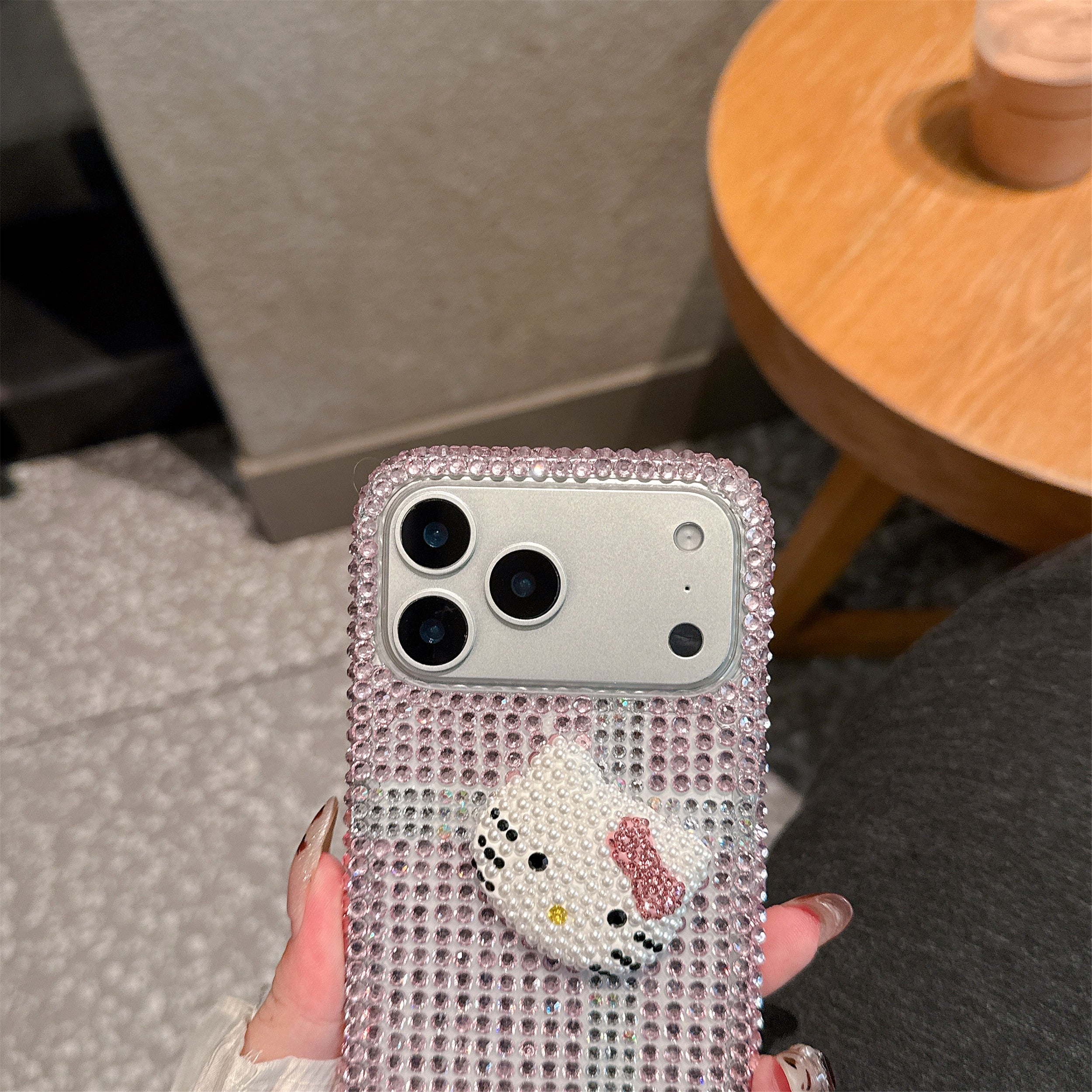 Pink Radiance Kitty Luxe Edition Full-Coverage Crystal Encrusted Cover