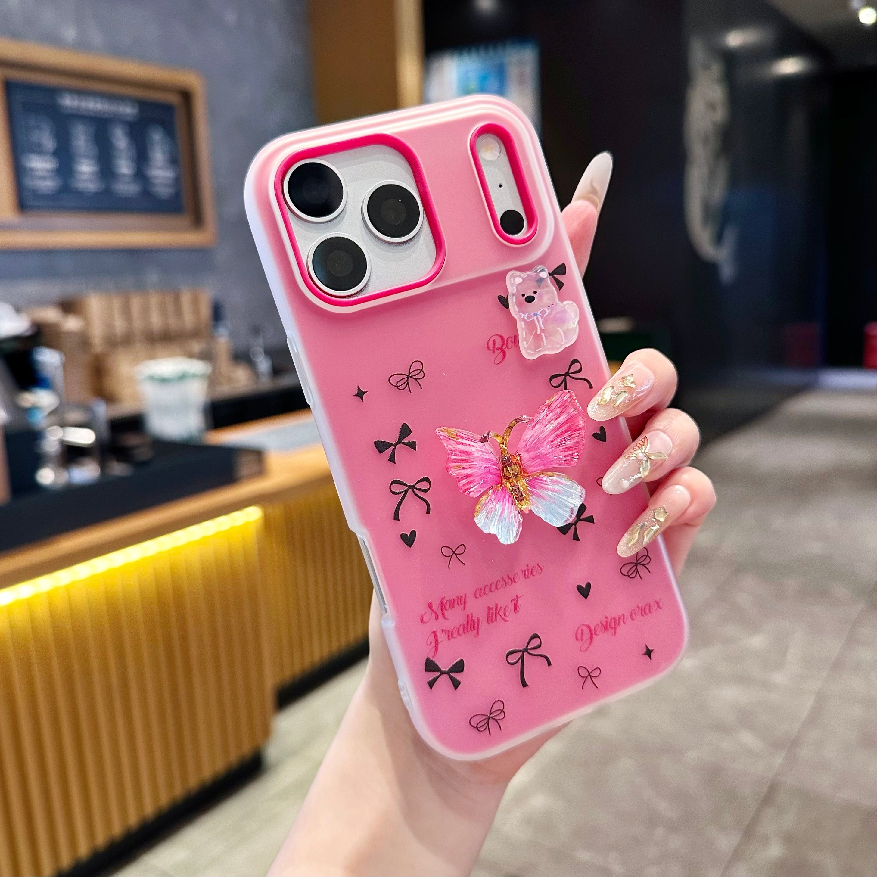 Blossom Butterfly Coquette Silicone Phone Case