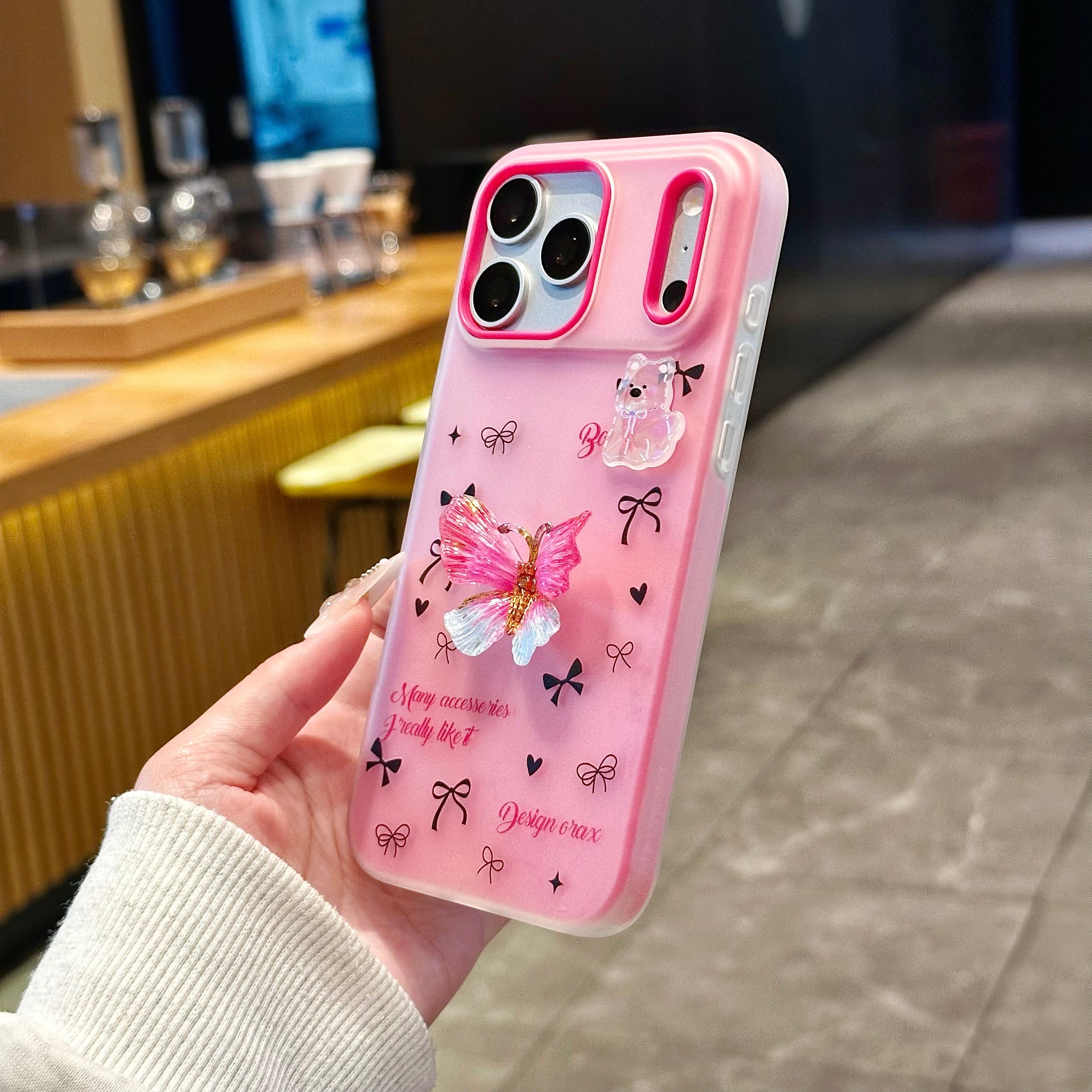 Blossom Butterfly Coquette Silicone Phone Case