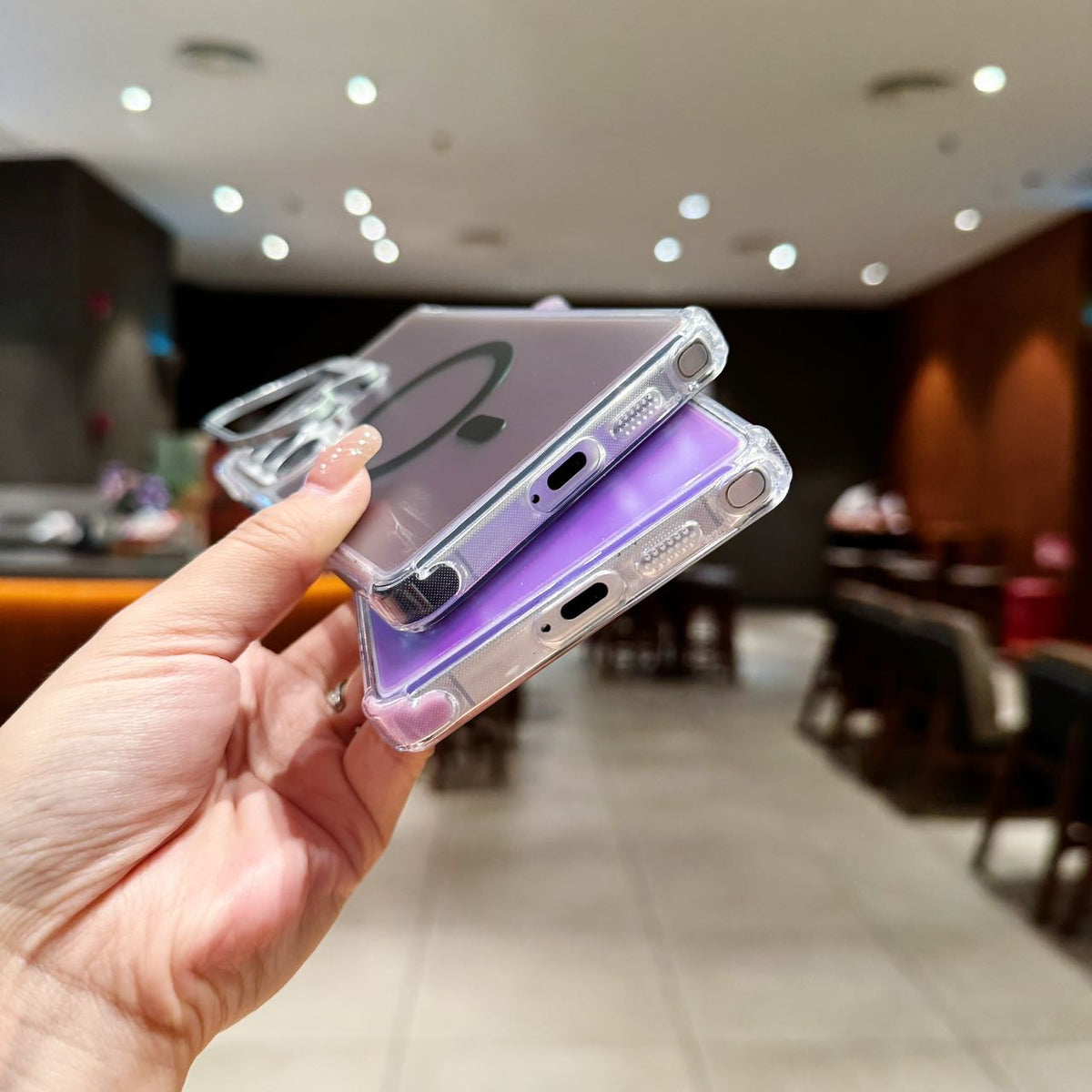 Holographic MagSafe Stand Case - Phone Case For Galaxy S25 Ultra