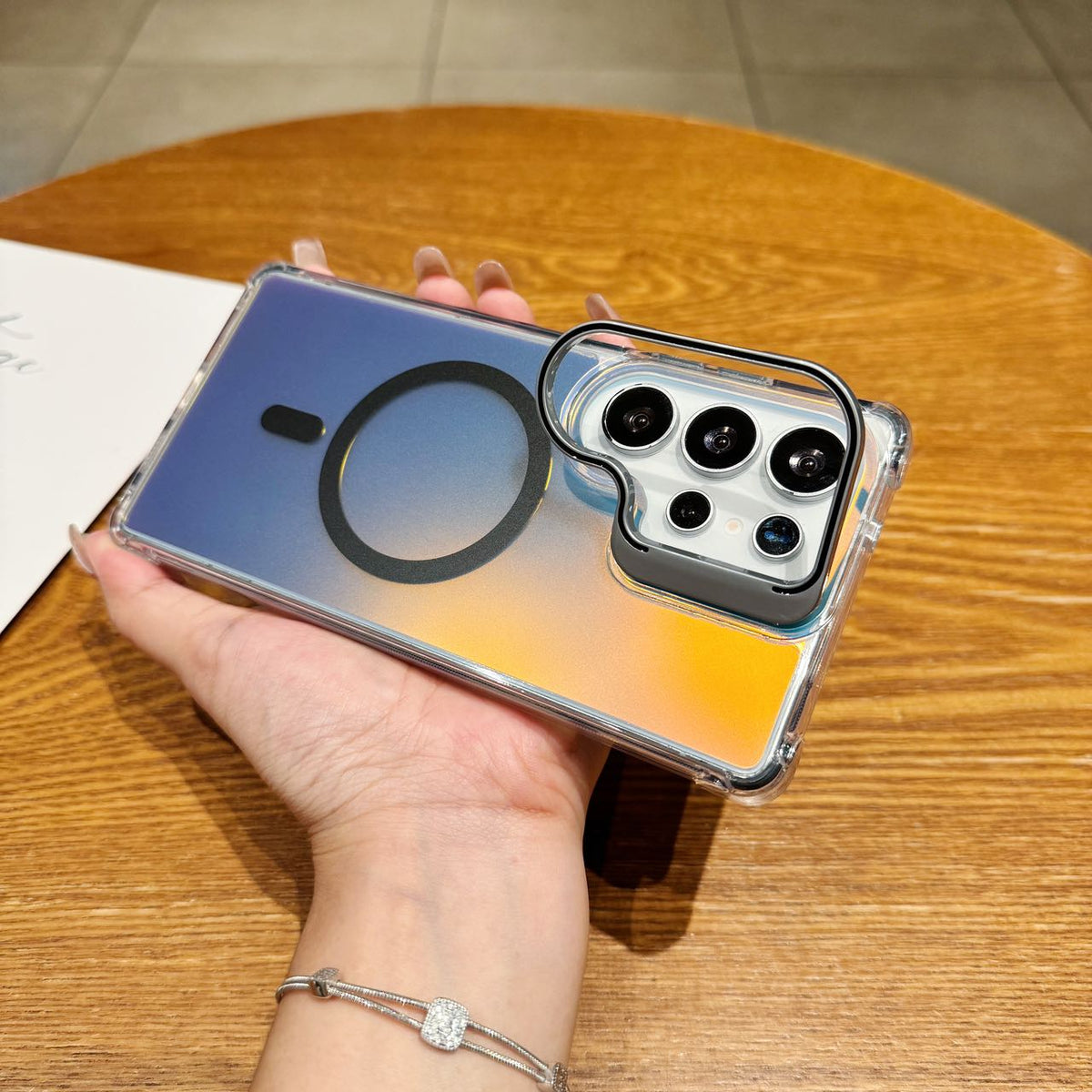 Holographic MagSafe Stand Case - Phone Case For Galaxy S25 Ultra